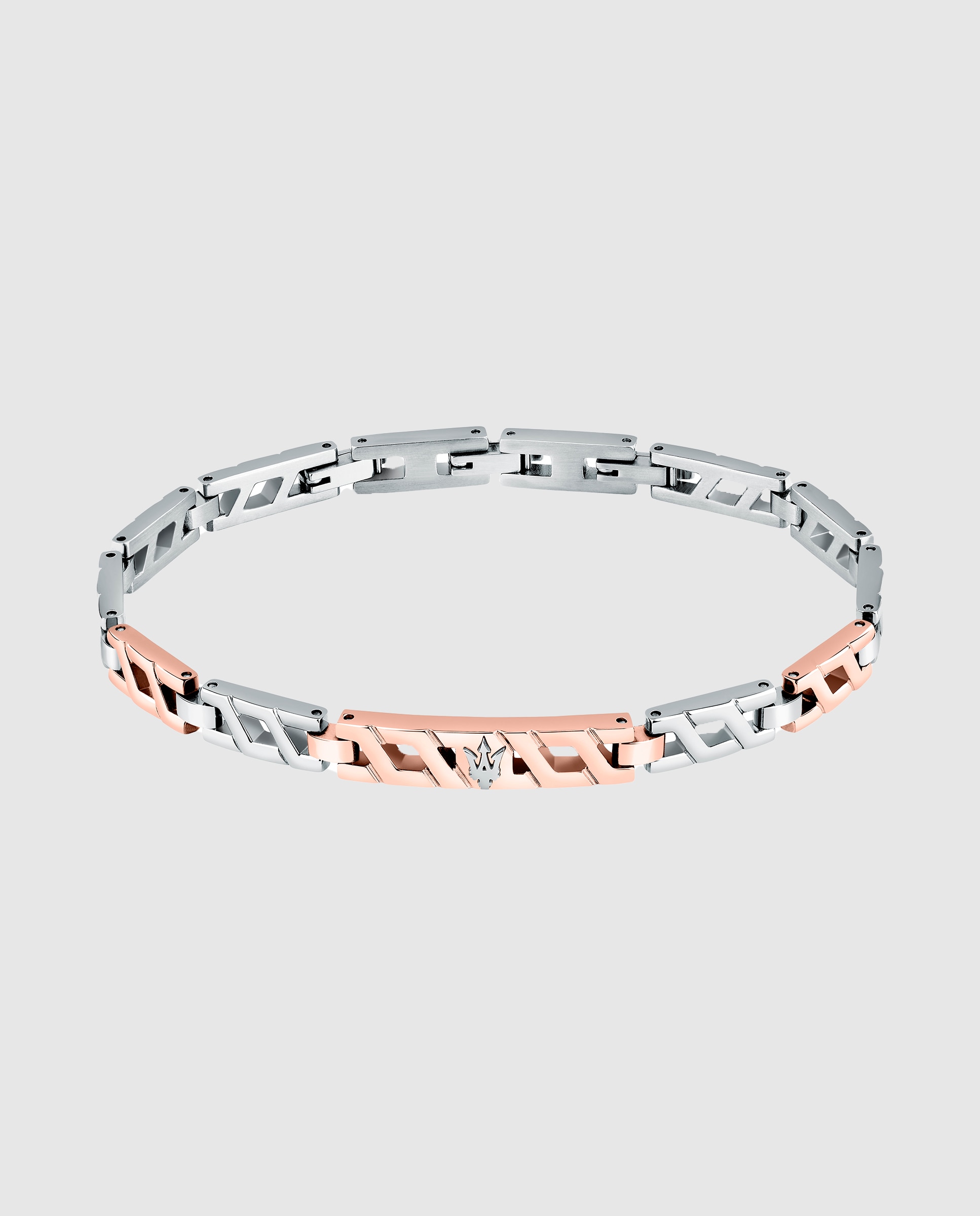 Imagem 0 de Pulseira Maserati de Aço Prateada