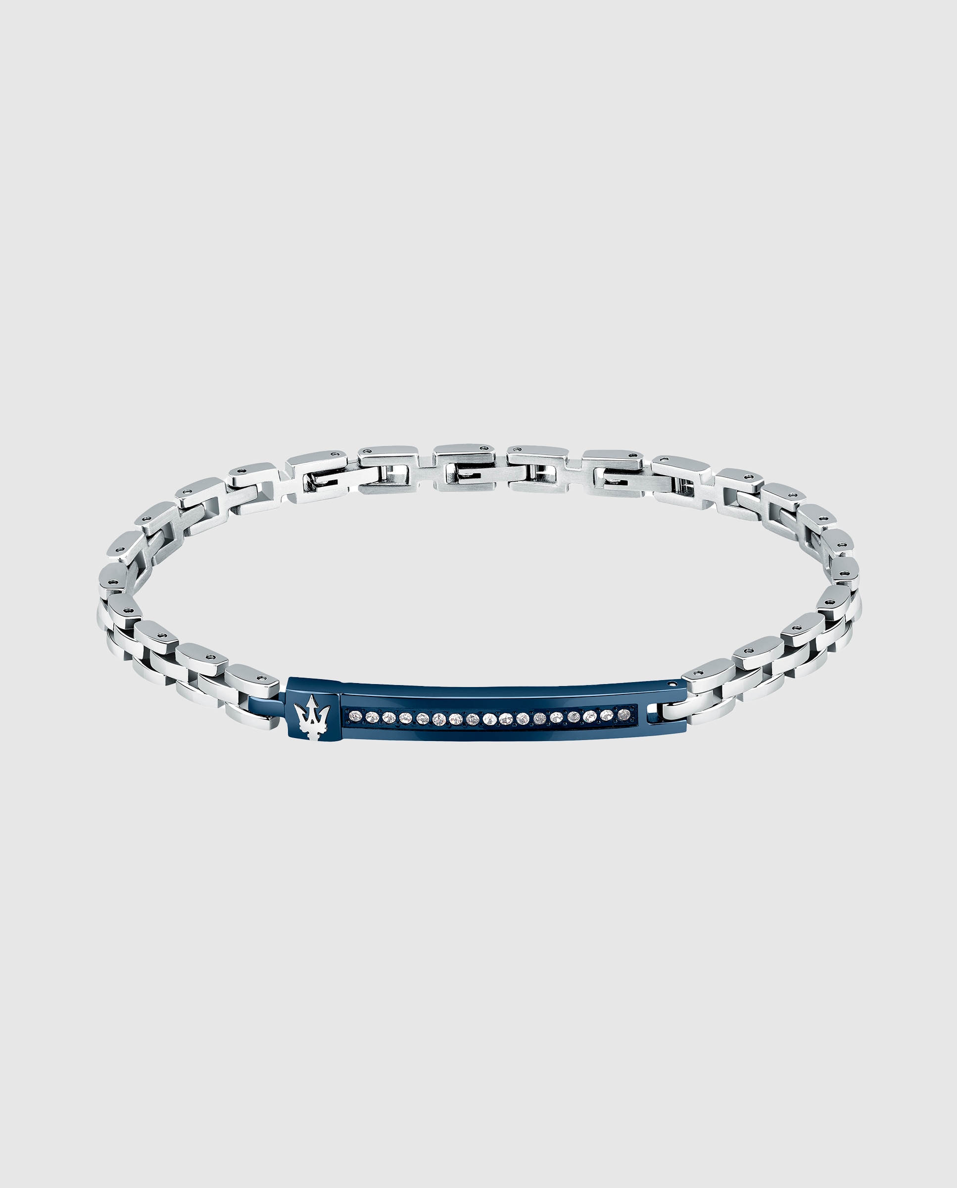 Imagem 0 de Pulseira Maserati de Aço Prateada