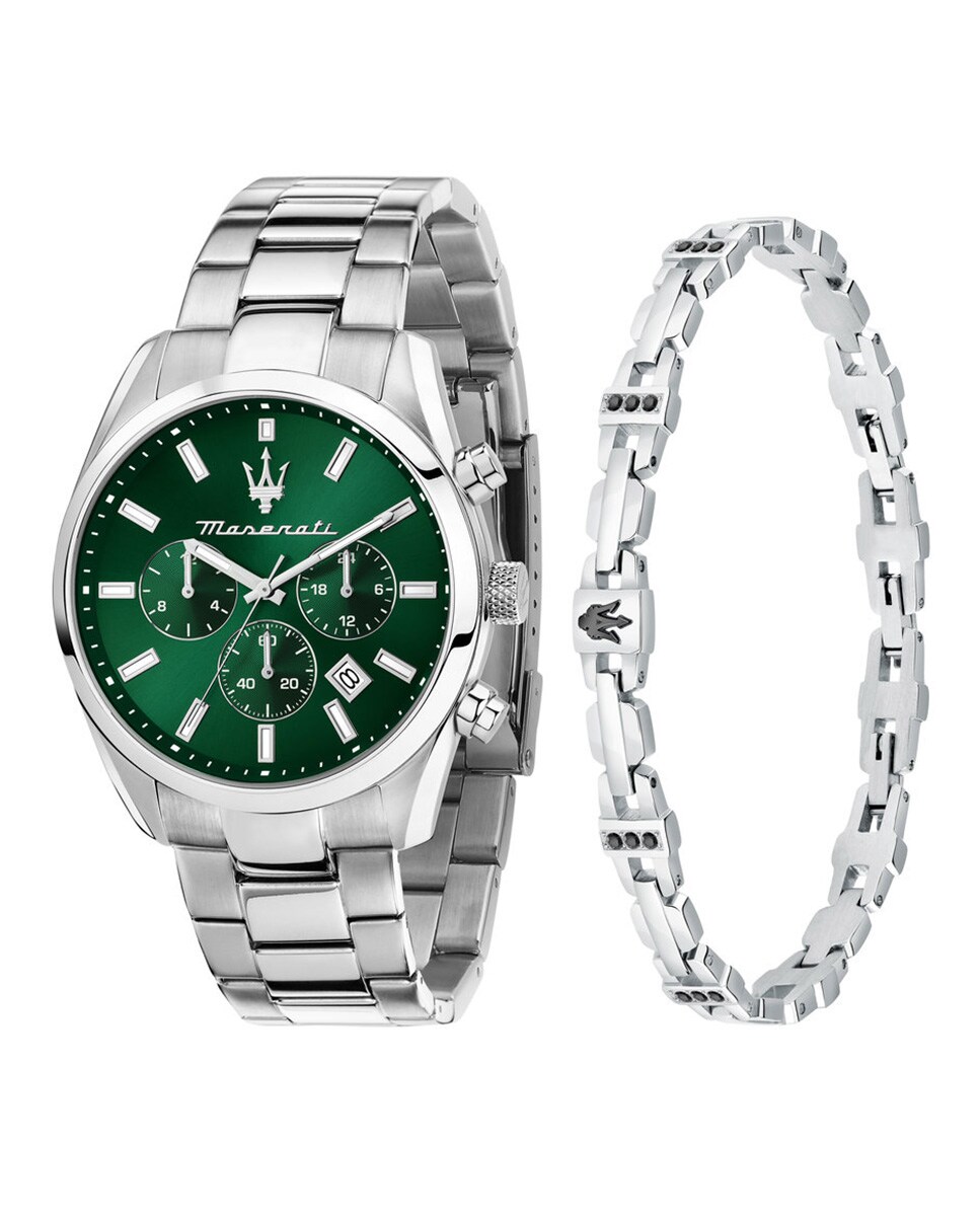 Relógio Attrazione R8853151017 em Aço com Pulseira Prateada Prata-4