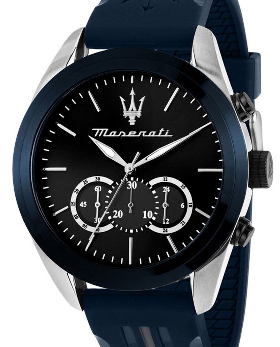 Relógio Traguardo R8871612046 de Poliuretano e Bracelete em Azul Azul-2
