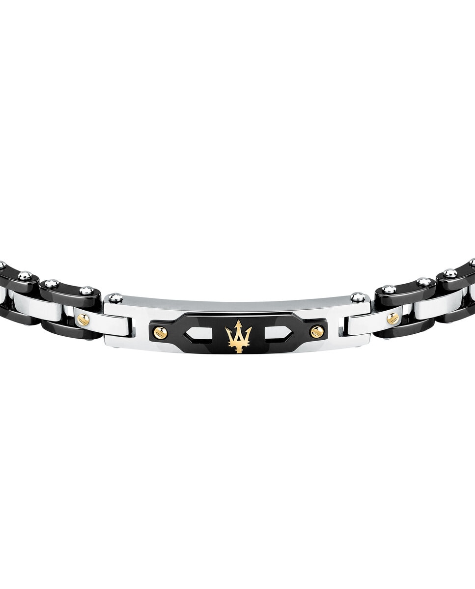 Pulseira Maserati de Aço Prateada Prata-2