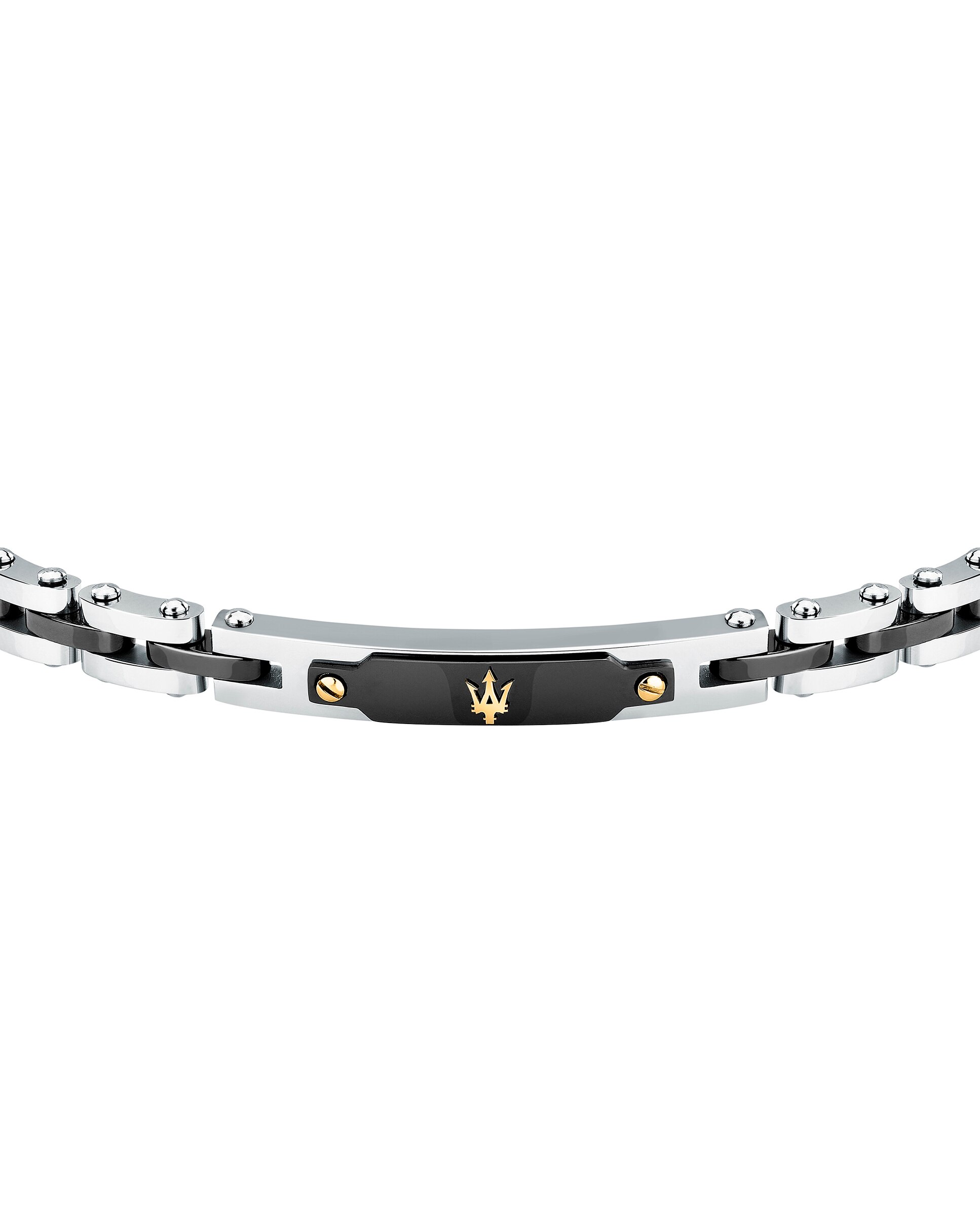 Pulseira Maserati de Aço Prateada Prata-2