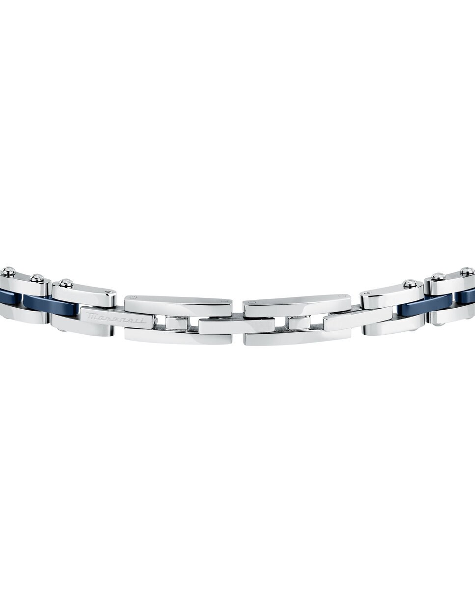 Pulseira Maserati de Aço Prateada Prata-3