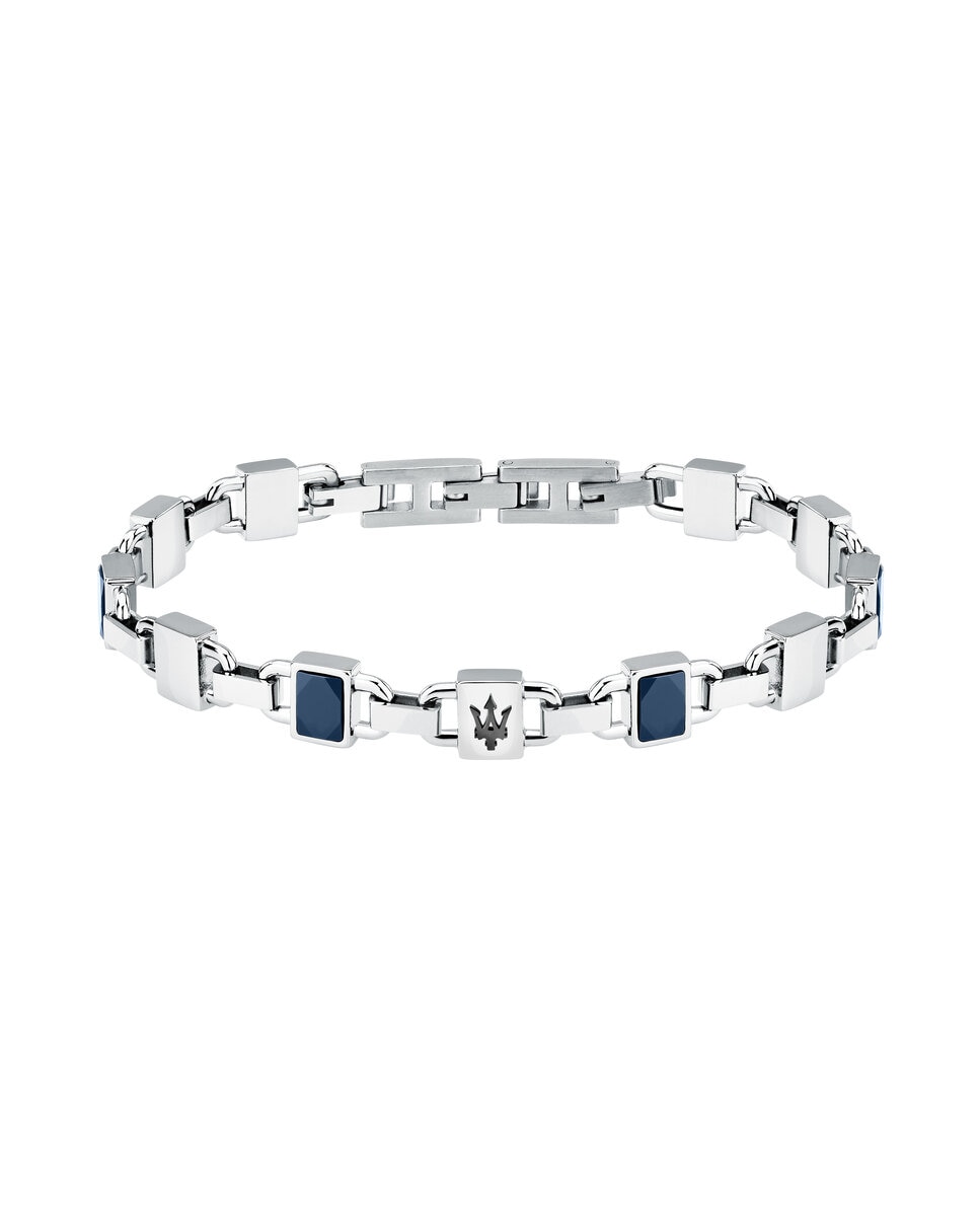 Pulseira Maserati de Aço Prateada Prata-1