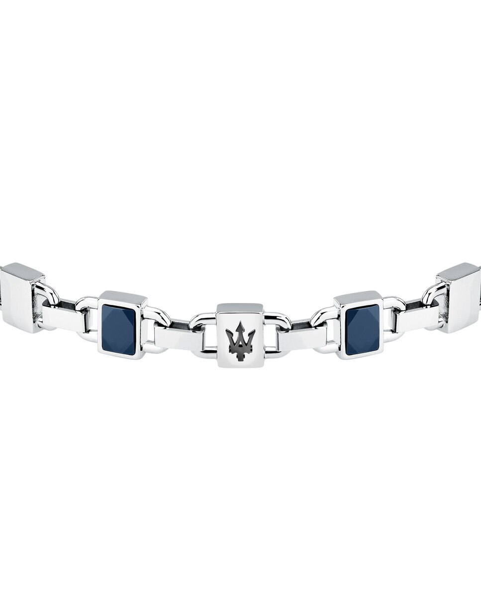 Pulseira Maserati de Aço Prateada Prata-2