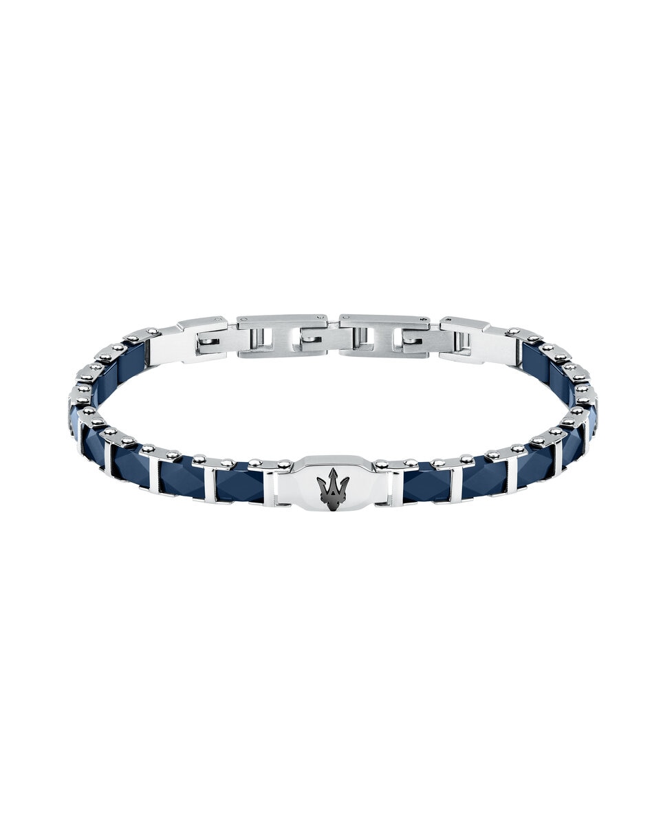 Imagem 0 de Pulseira Maserati de Aço Prateada