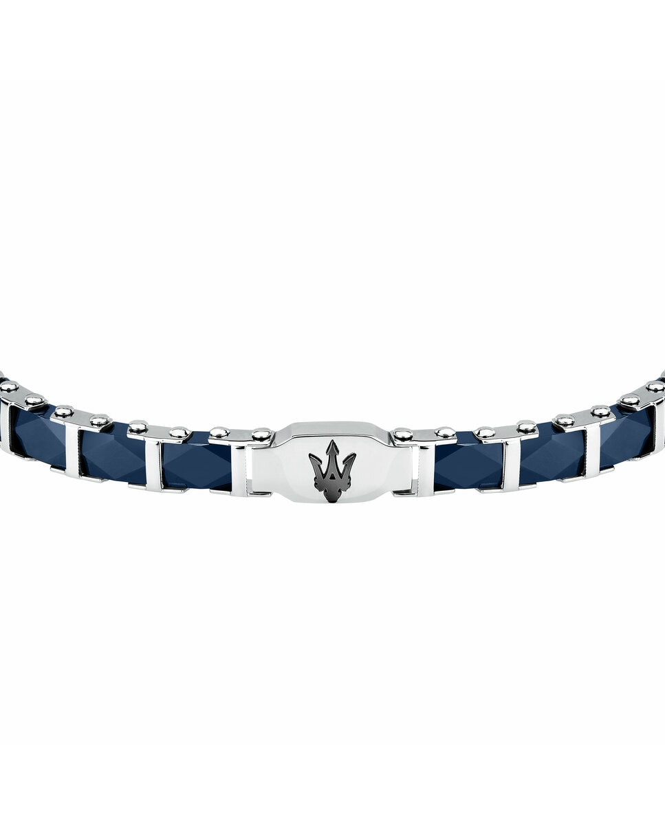 Pulseira Maserati de Aço Prateada Prata-2