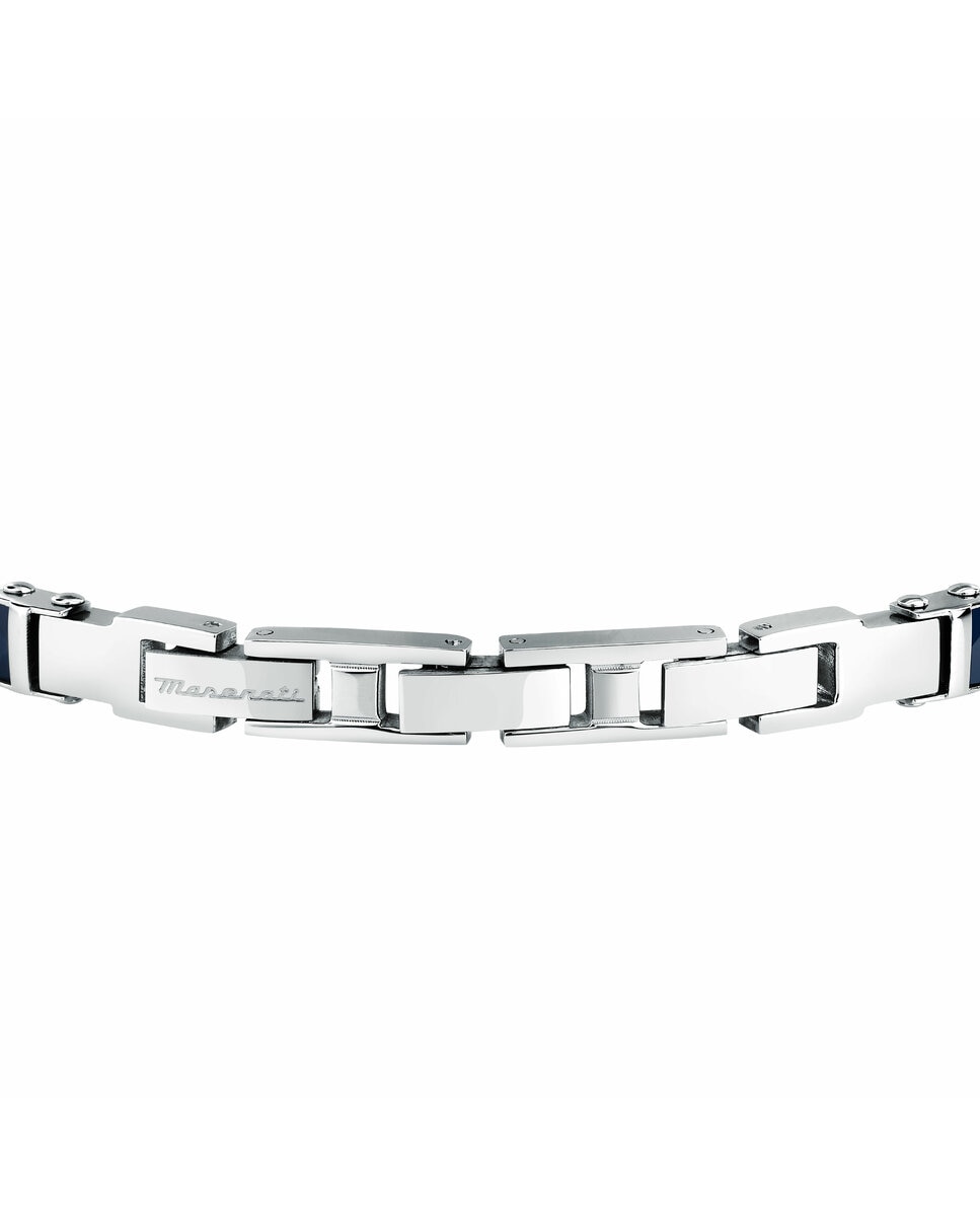 Pulseira Maserati de Aço Prateada Prata-3