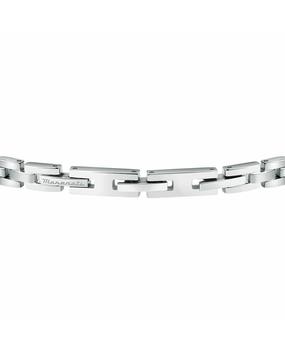Pulseira Maserati de Aço Prateada Prata / Rosa-3