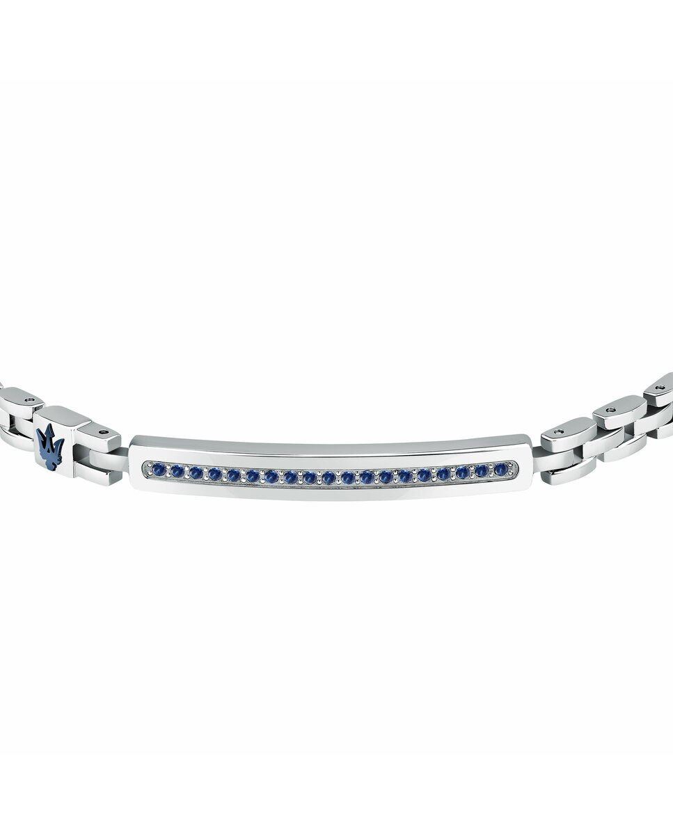 Pulseira Maserati de Aço Prateada Prata-2