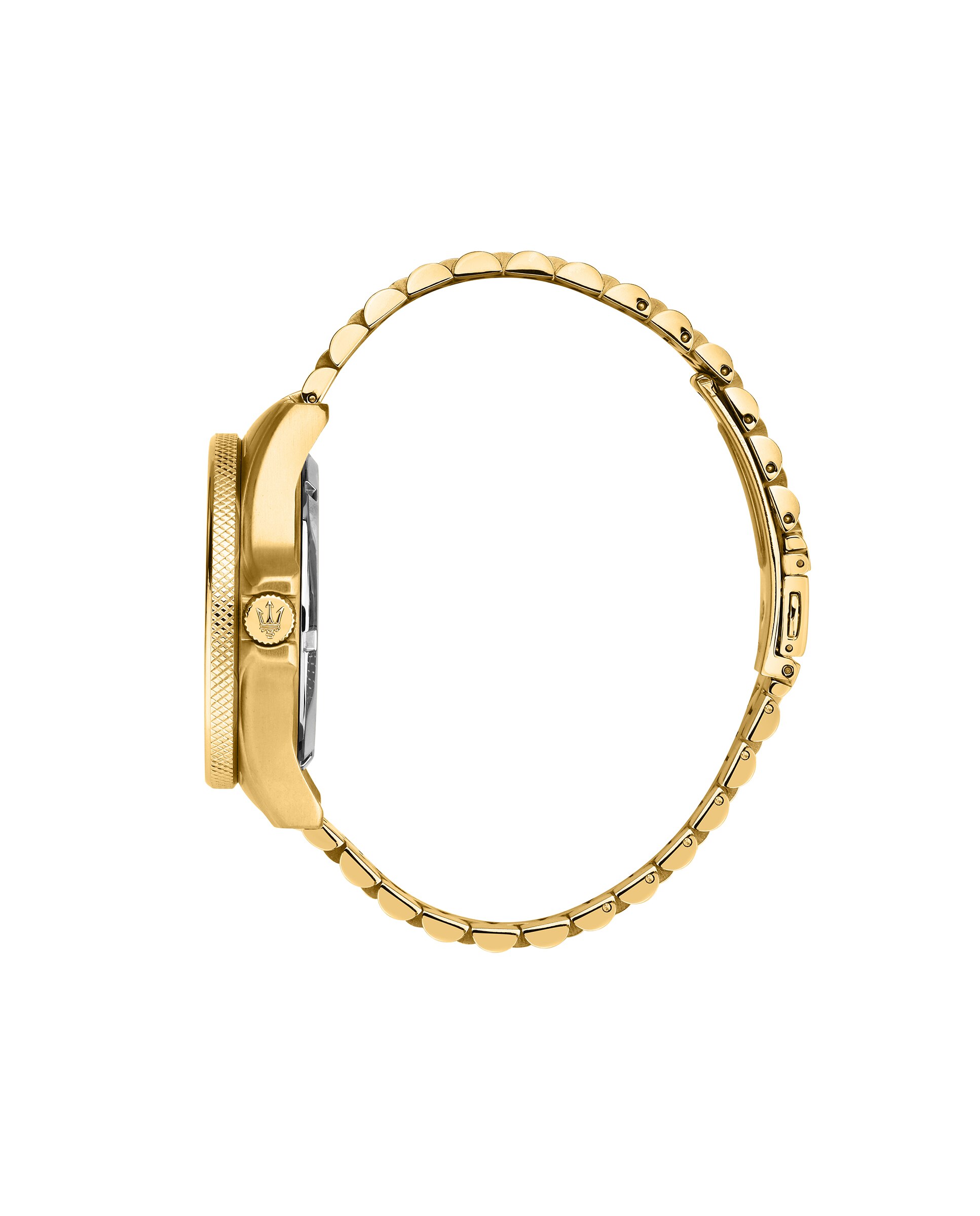 Relógio Sfida R8823140012 Automático de Aço e Bracelete Dourada Ouro-2