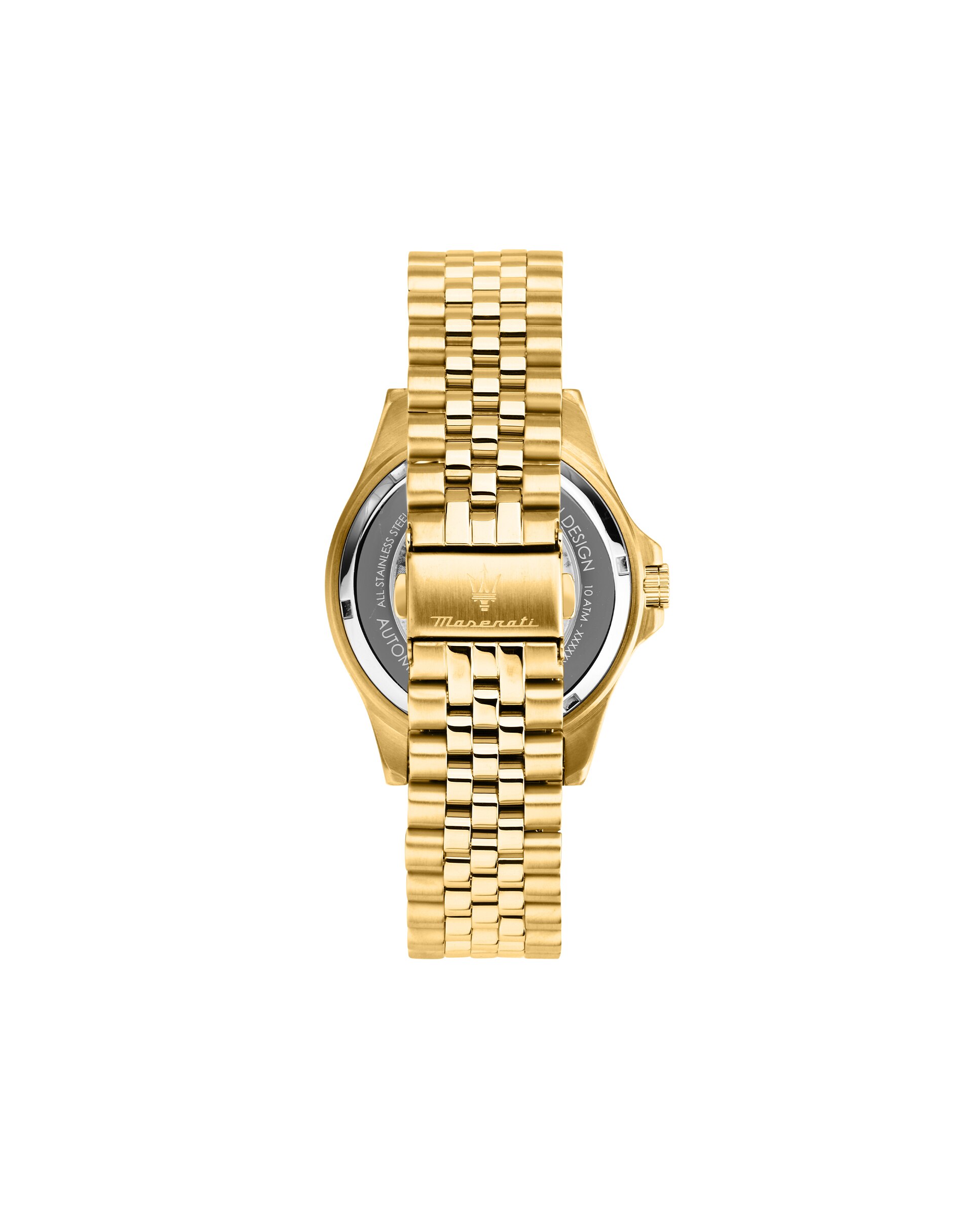 Relógio Sfida R8823140012 Automático de Aço e Bracelete Dourada Ouro-3