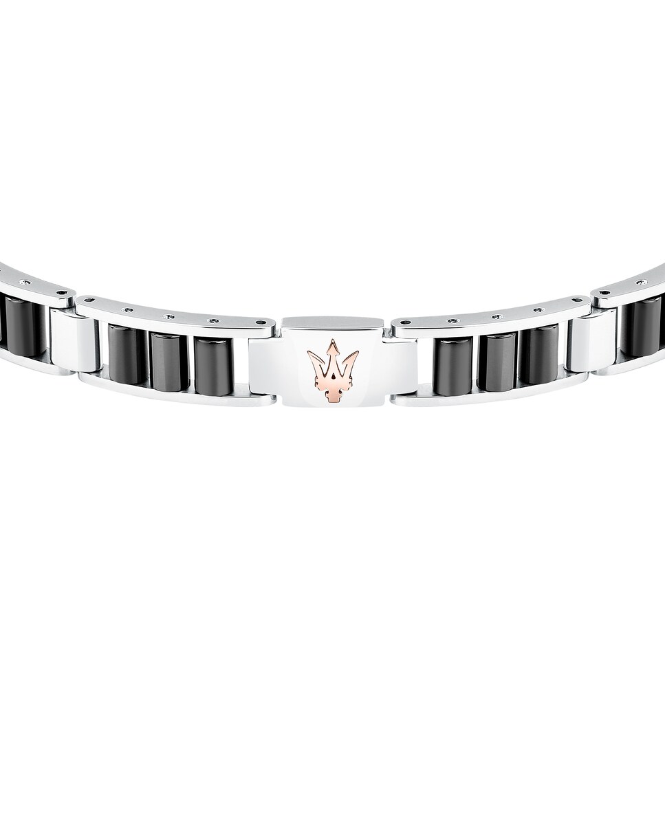 Pulseira Maserati de Aço Prateada Prata-2