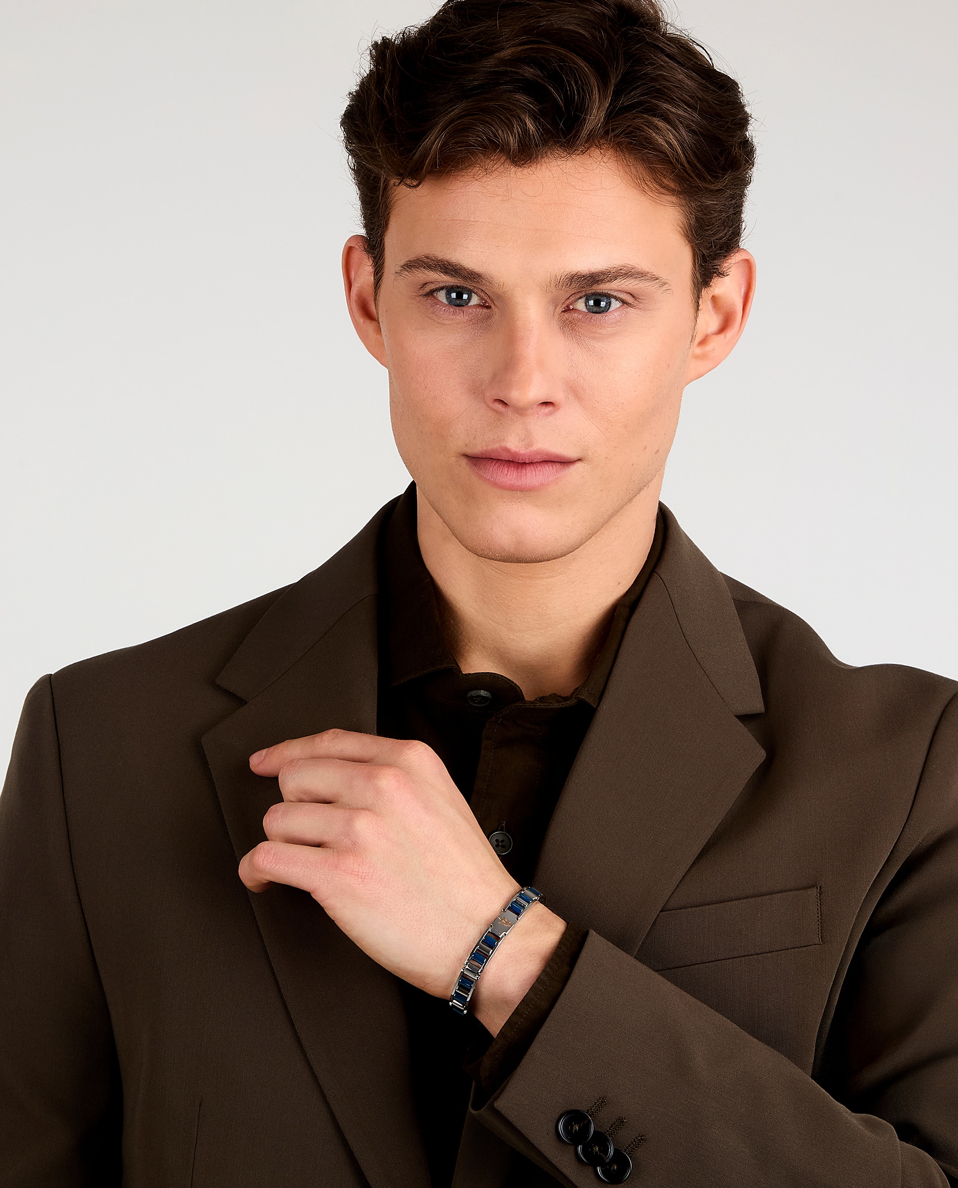 Pulseira Maserati de Aço Prateada Prata-4