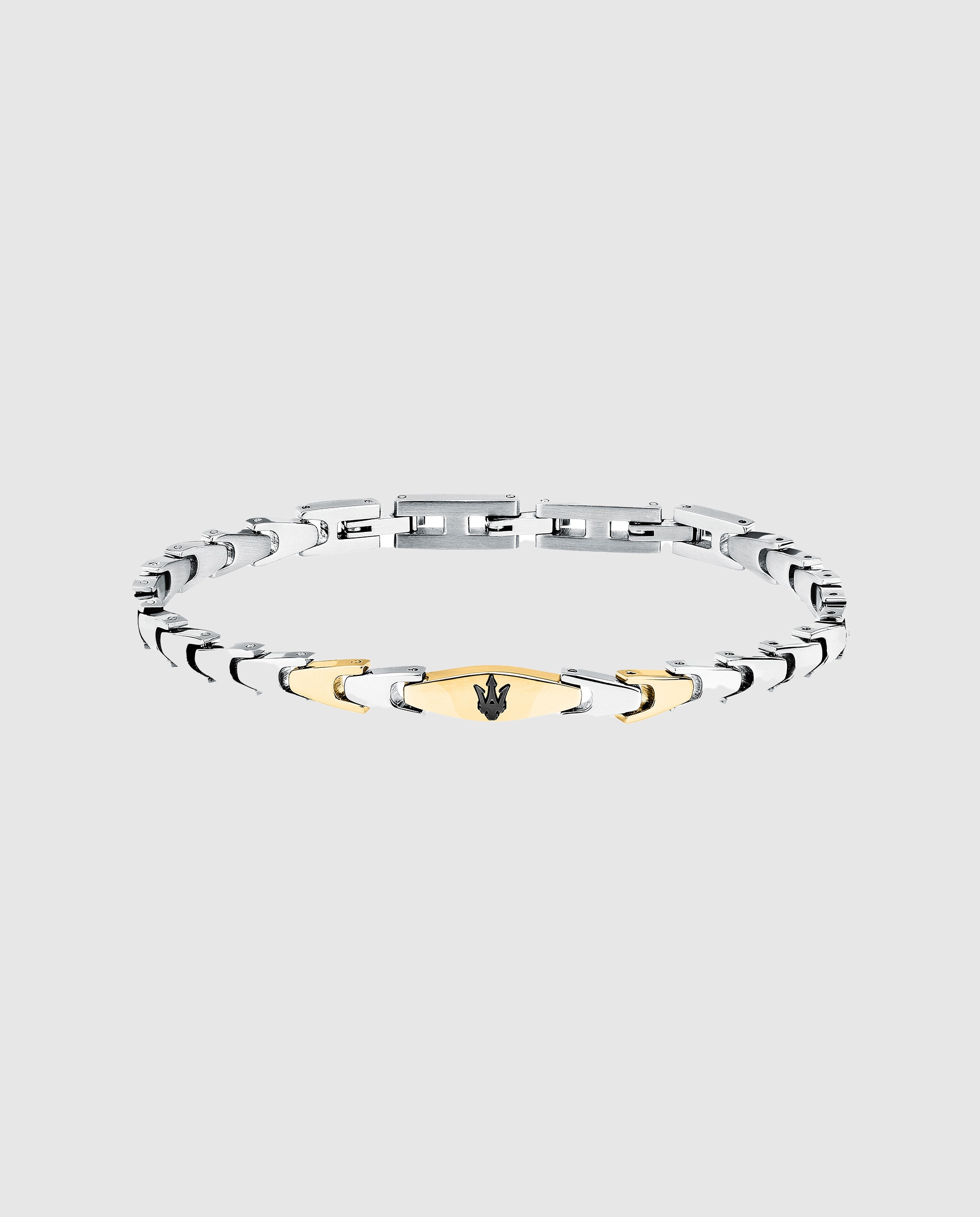 Imagem 0 de Pulseira Maserati de Aço Prateada