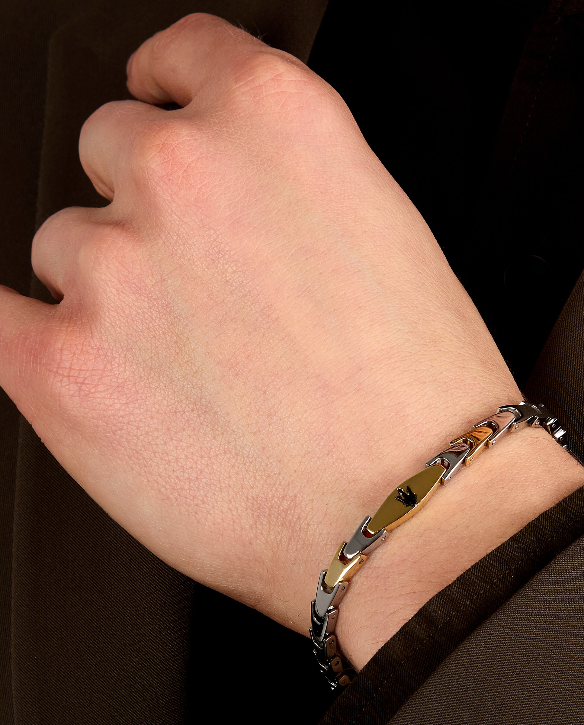 Pulseira Maserati de Aço Prateada Prata-3