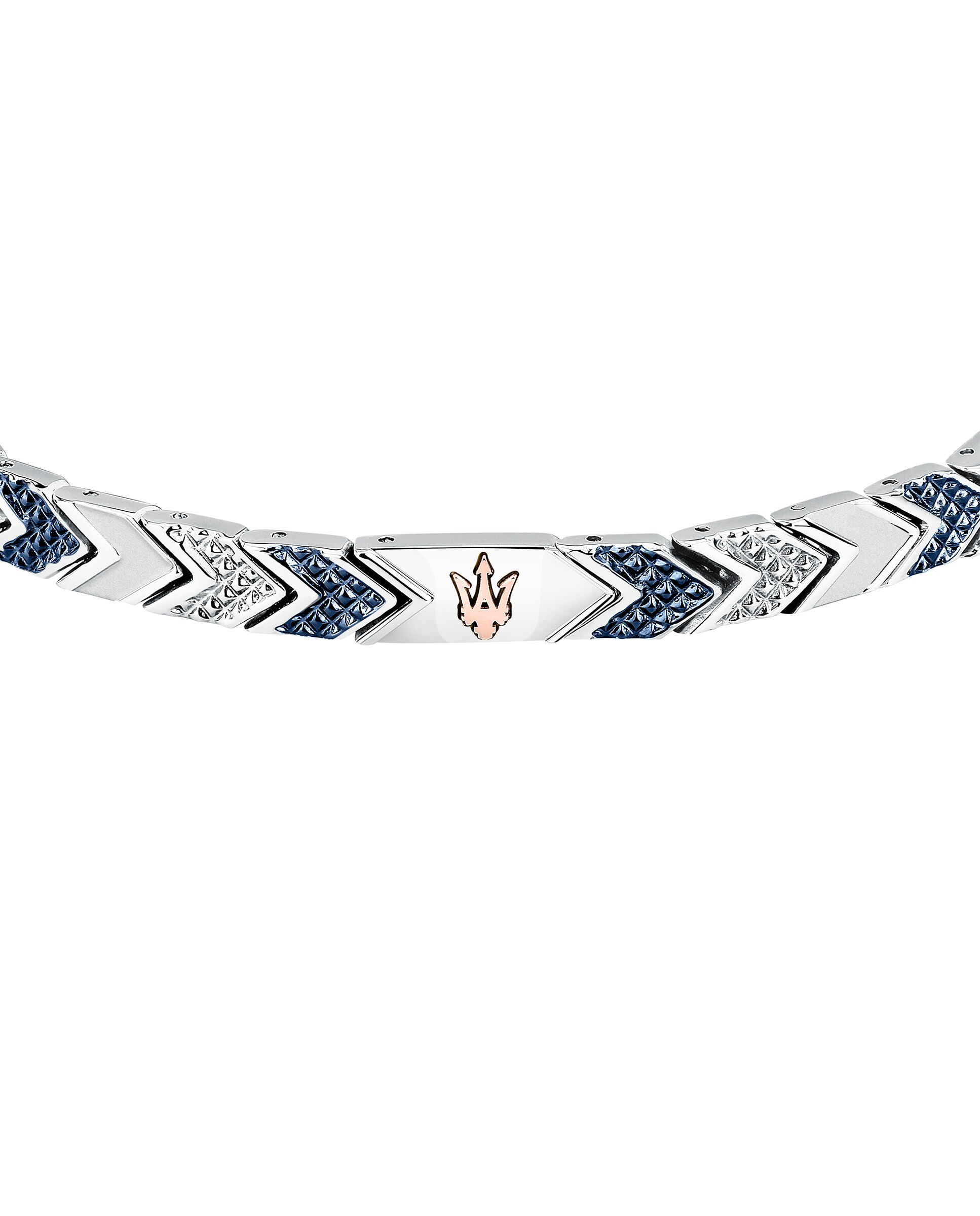 Pulseira Maserati de Aço Prateada Prata-2