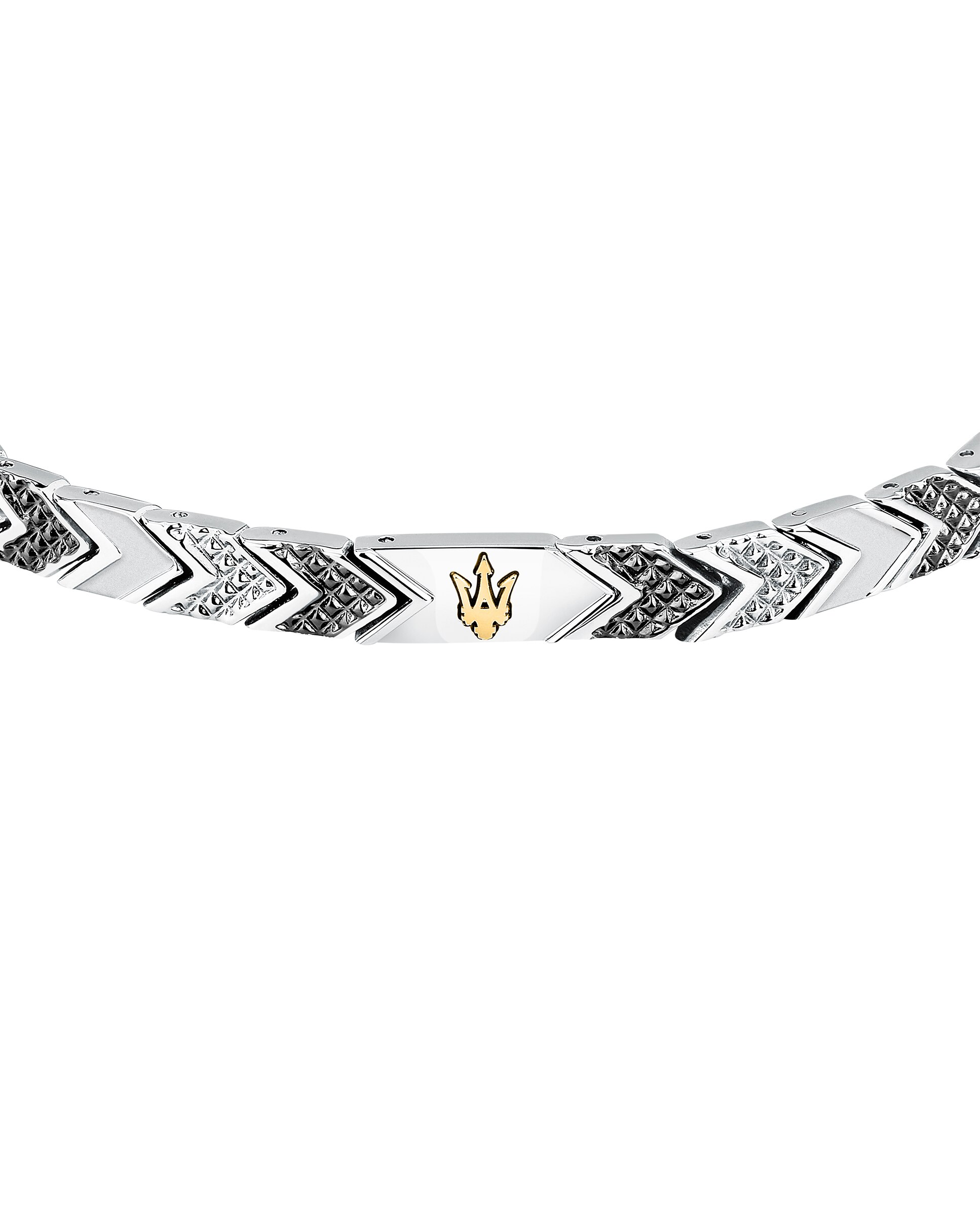 Pulseira Maserati de Aço Prateada Prata-2