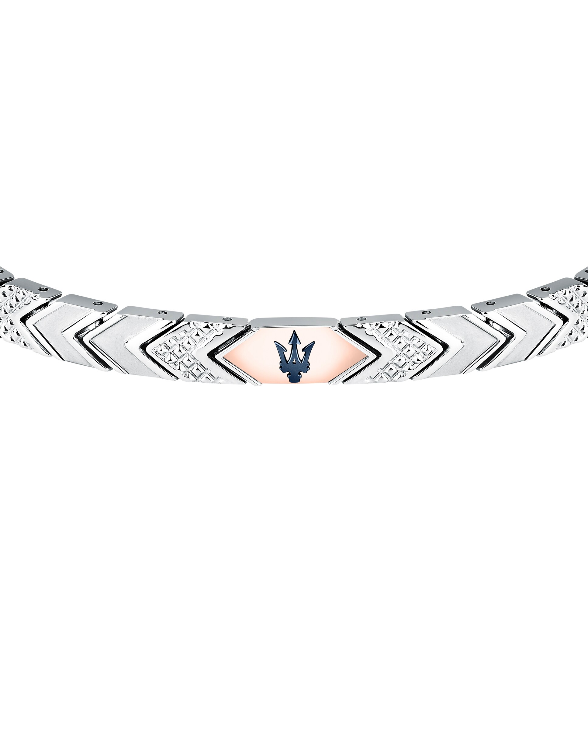 Pulseira Maserati de Aço Prateada Prata-2