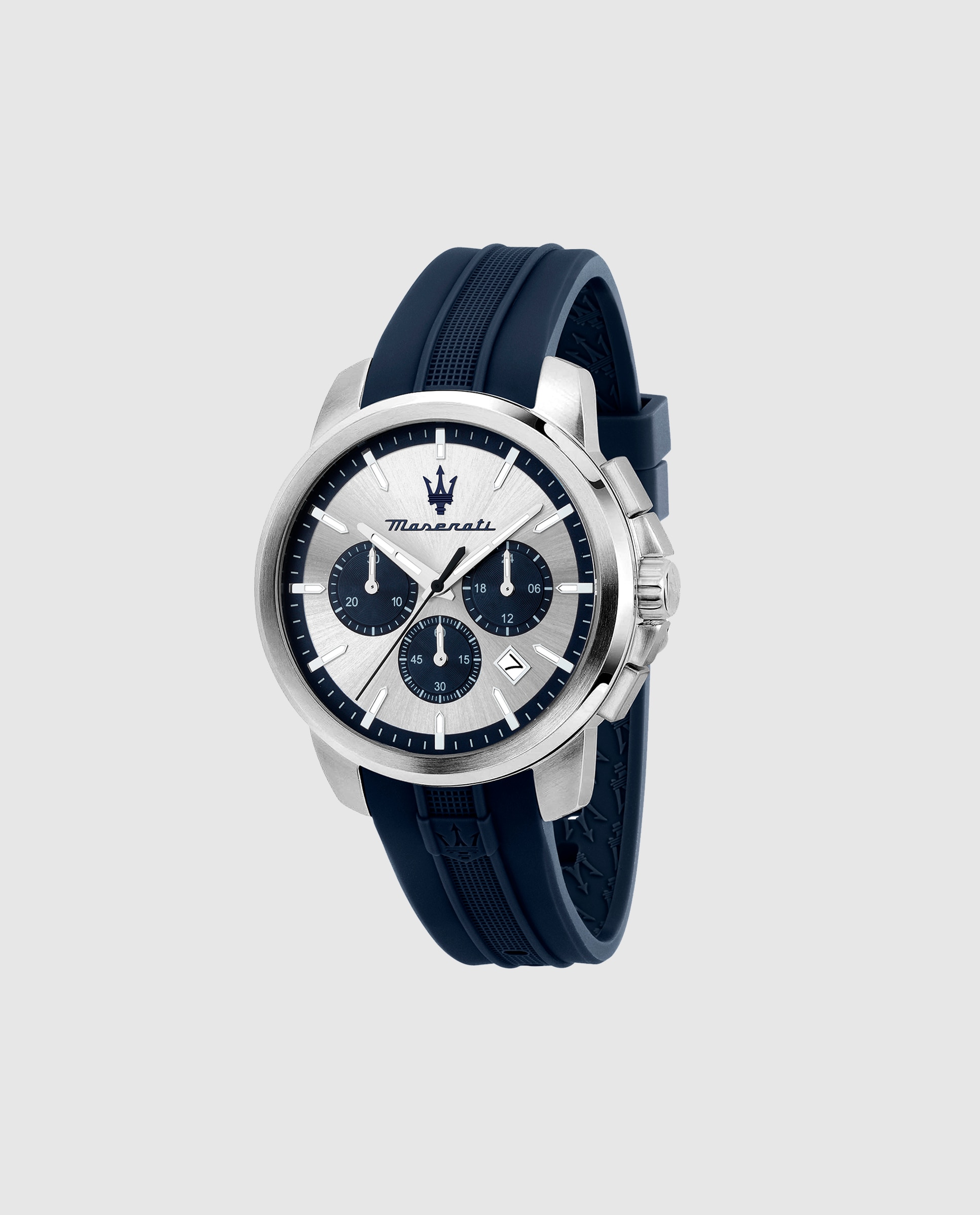 Relógio Successo R8871621042 de Silicone e Correia em Azul Azul-1