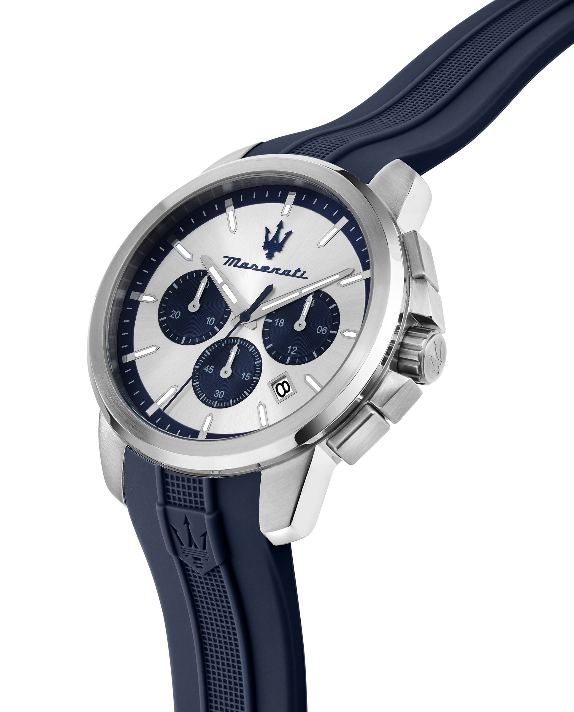 Relógio Successo R8871621042 de Silicone e Correia em Azul Azul-5