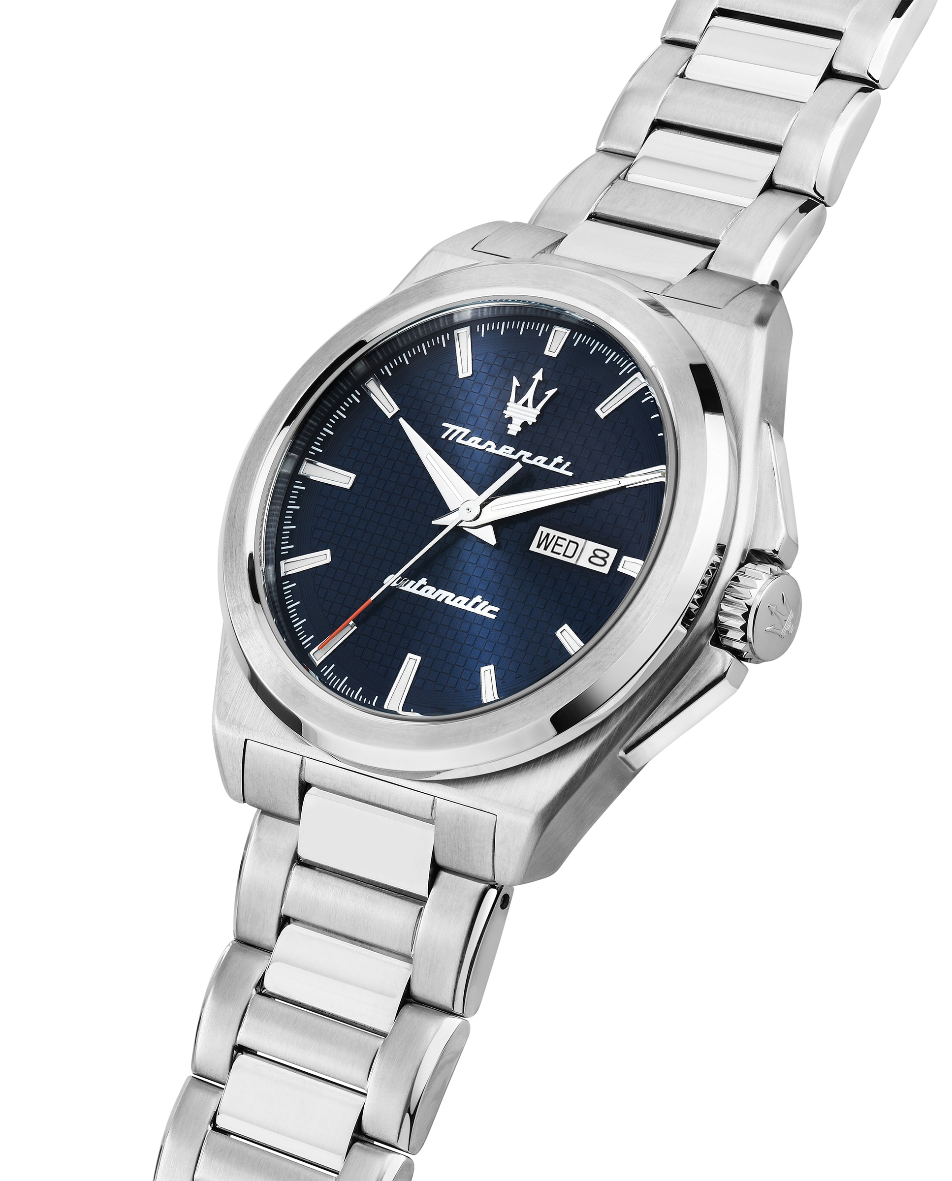 Relógio Maseratti R8823152002 Automático de Aço e Bracelete Prateada Prata-5