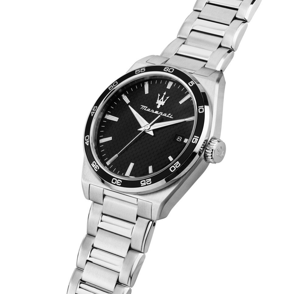 Relógio Maseratti R8853152002 em Aço com Pulseira Prateada Prata-4