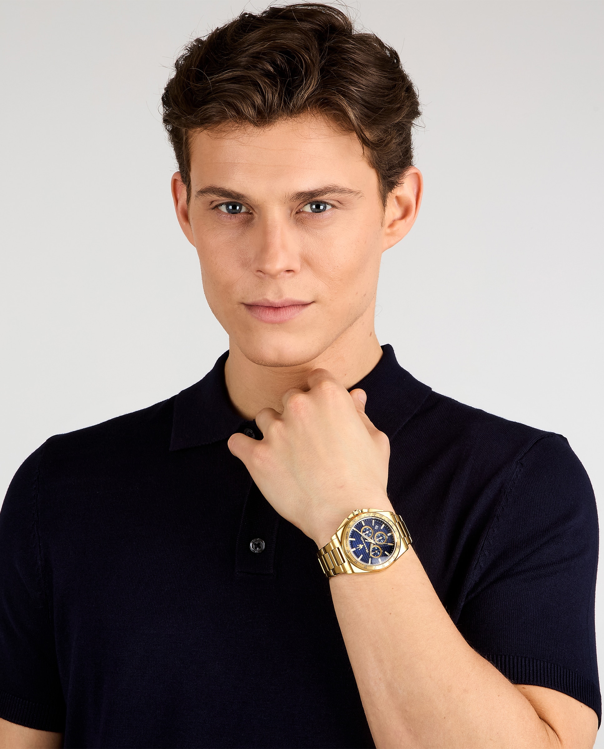 Relógio Maseratti R8873652002 de Aço e Bracelete Dourada Ouro-4