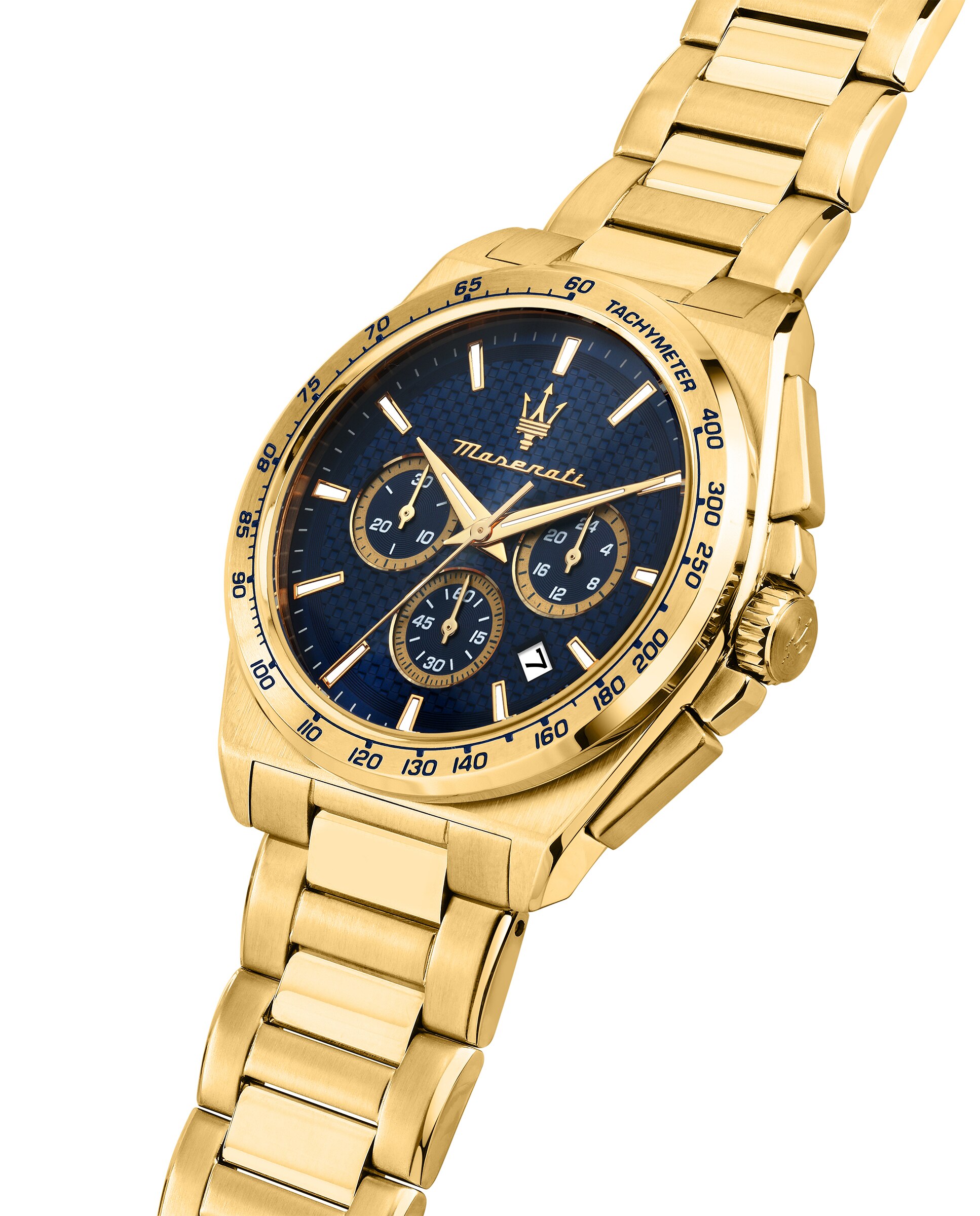 Relógio Maseratti R8873652002 de Aço e Bracelete Dourada Ouro-5