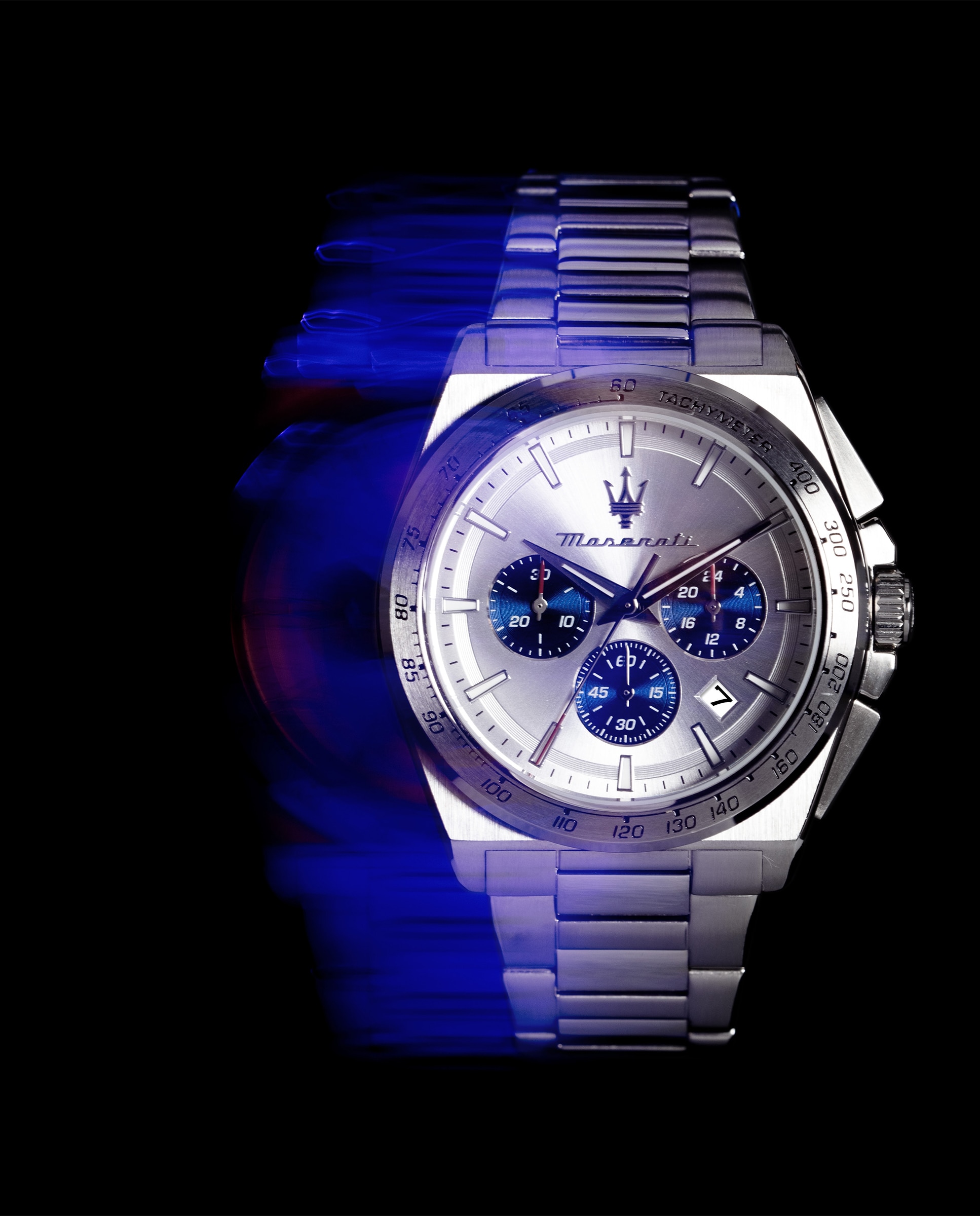 Relógio Maseratti R8873652007 de Aço e Bracelete Prateada Prata-6
