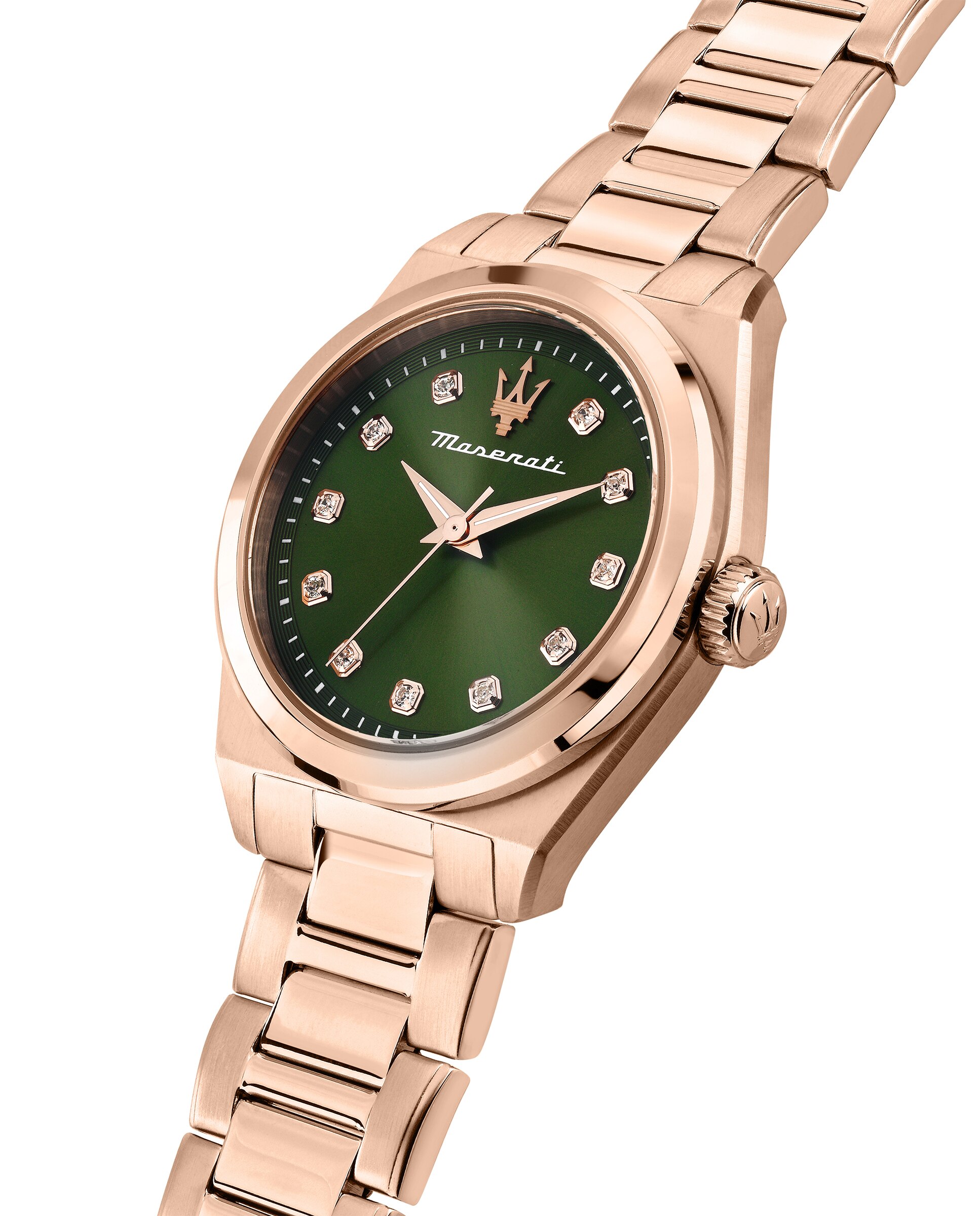 Relógio Maseratti R8853152501 de Aço e Bracelete em Ouro Rosa Ouro-5