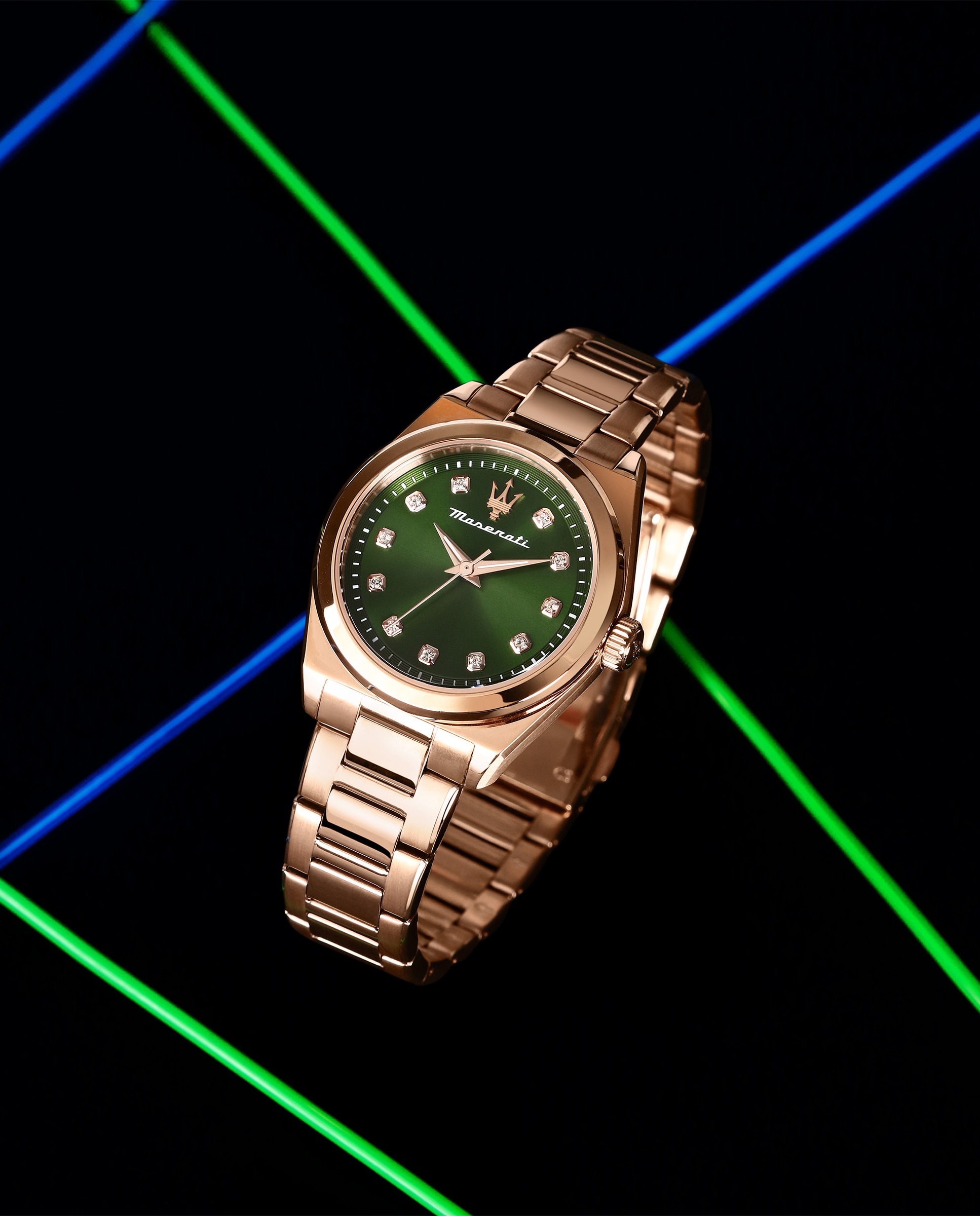Relógio Maseratti R8853152501 de Aço e Bracelete em Ouro Rosa Ouro-6