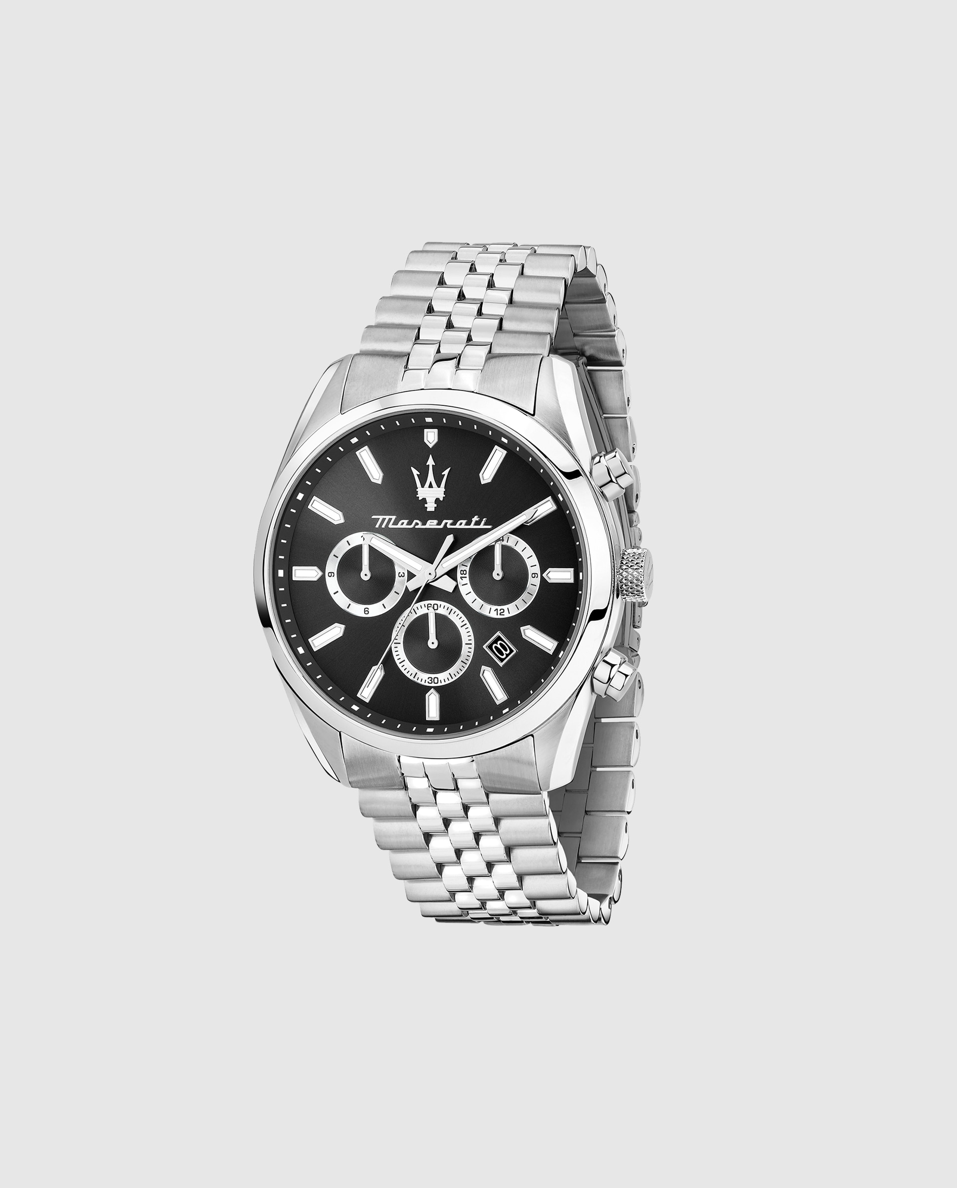 Relógio Attrazione R8853151022 de Aço e Bracelete Prateada Prata-1