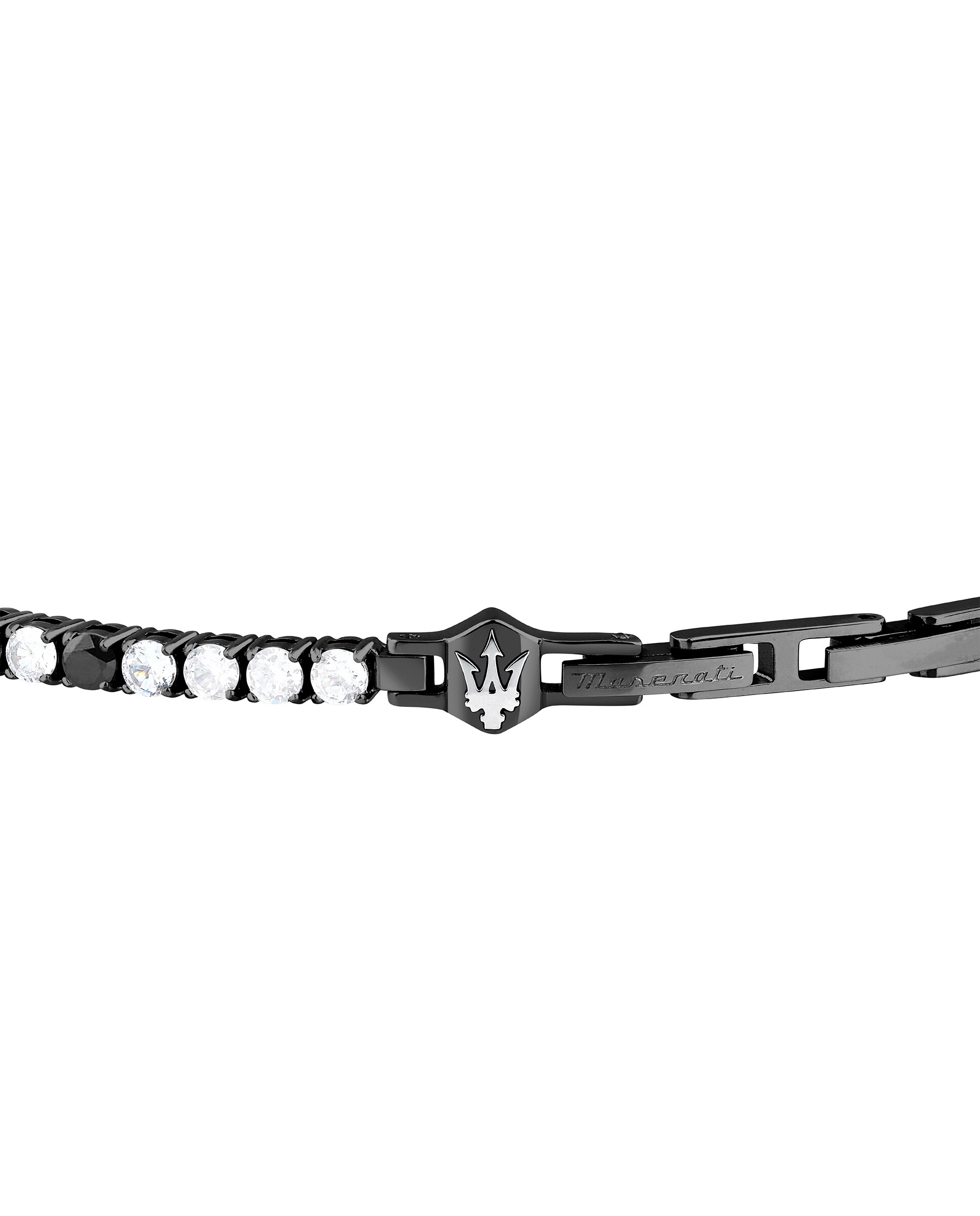 Pulseira Varis de Aço em Preto Preto / Branco-2