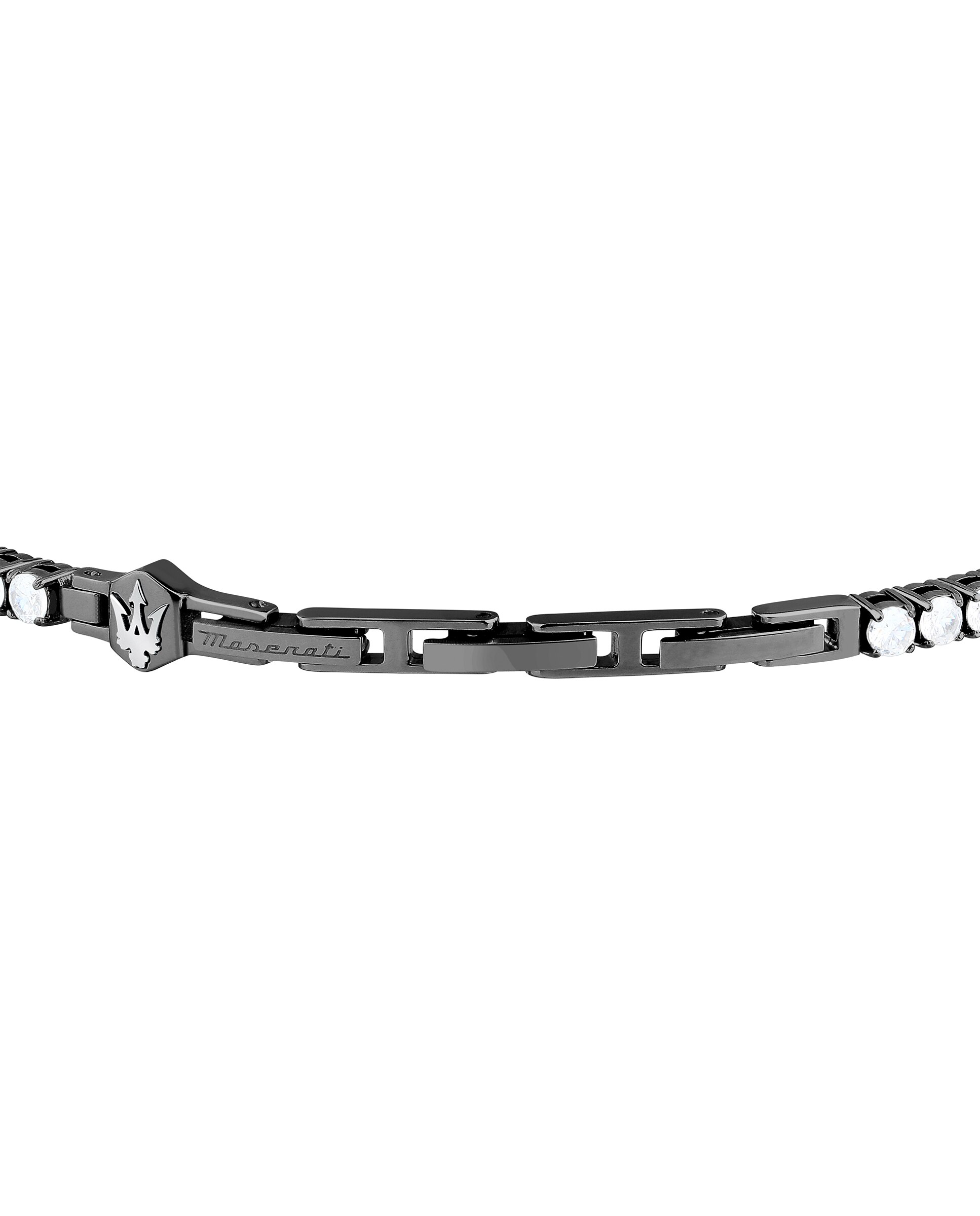 Pulseira Varis de Aço em Preto Preto / Branco-3