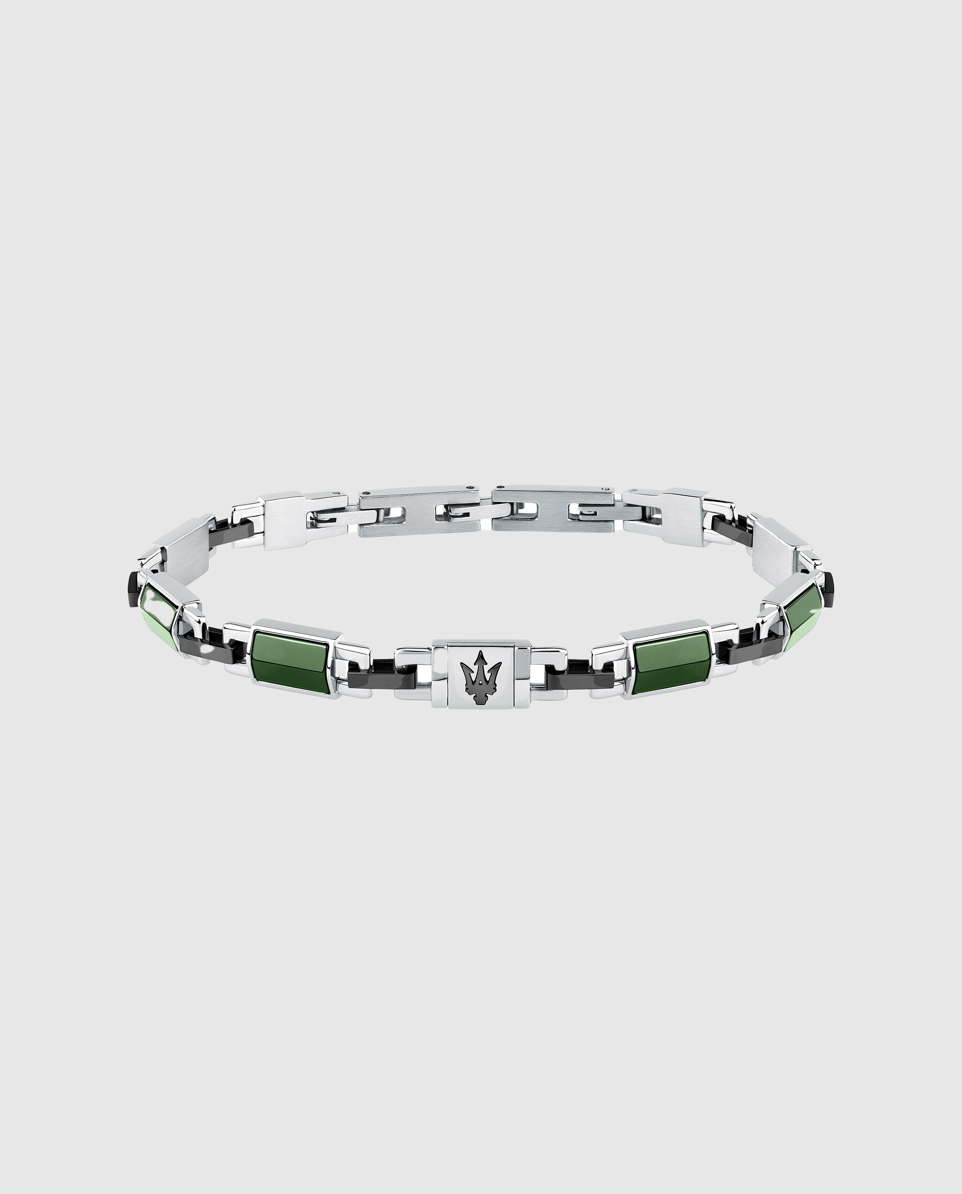 Pulseira Varis de Aço em Verde Preto / Verde-1