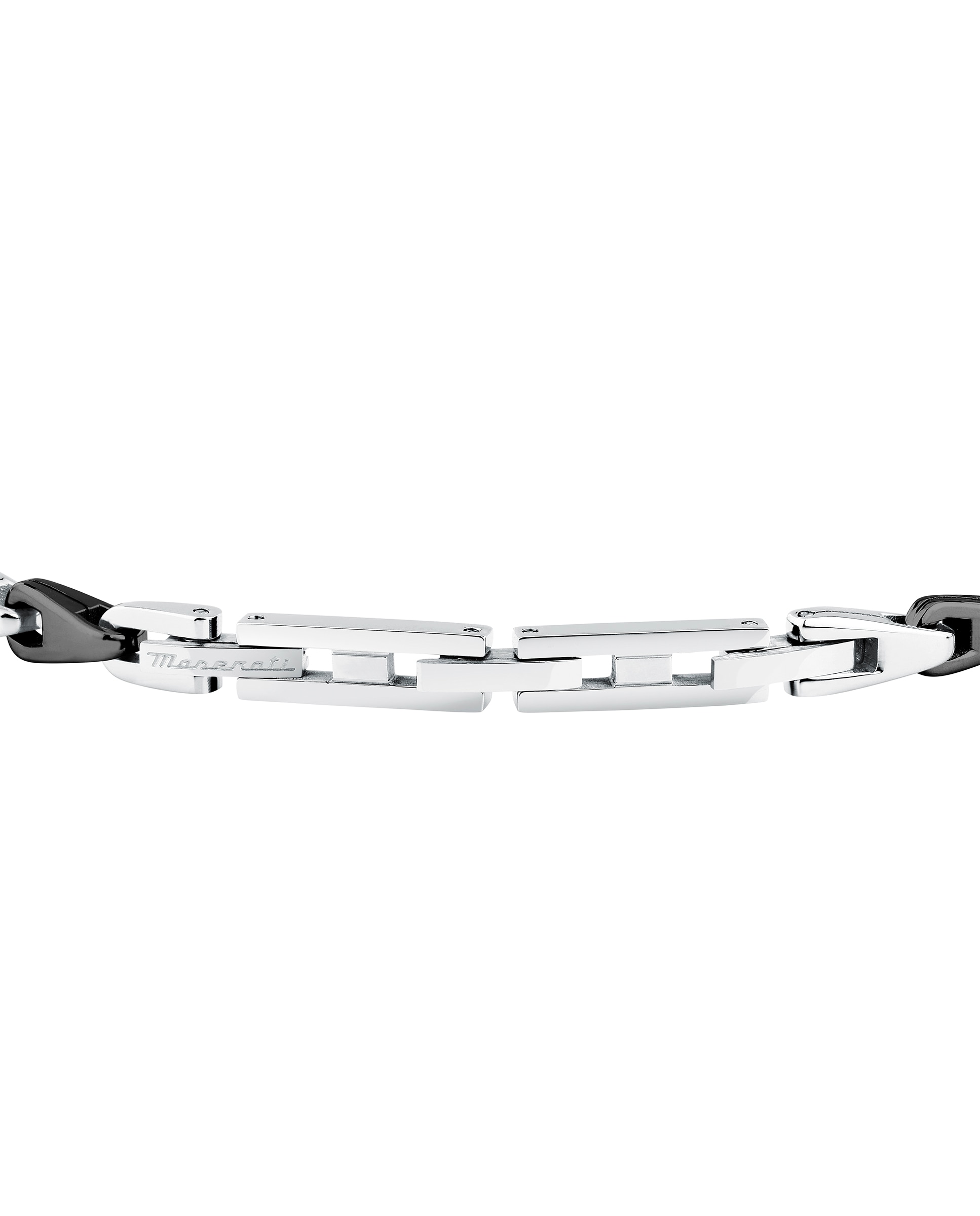 Pulseira Varis de Aço Prateada Preto / Prata-3