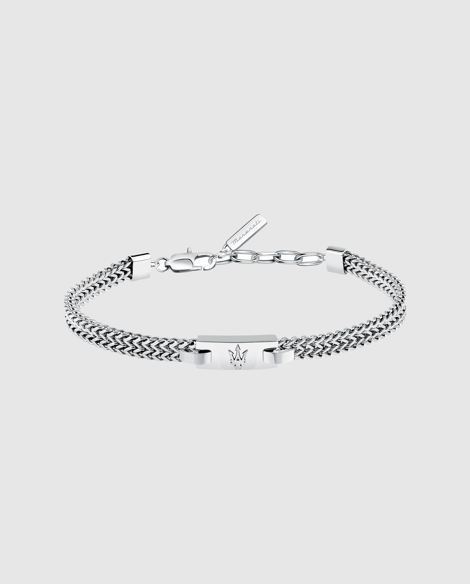 Pulseira Varis de Aço Prateada Prata-1