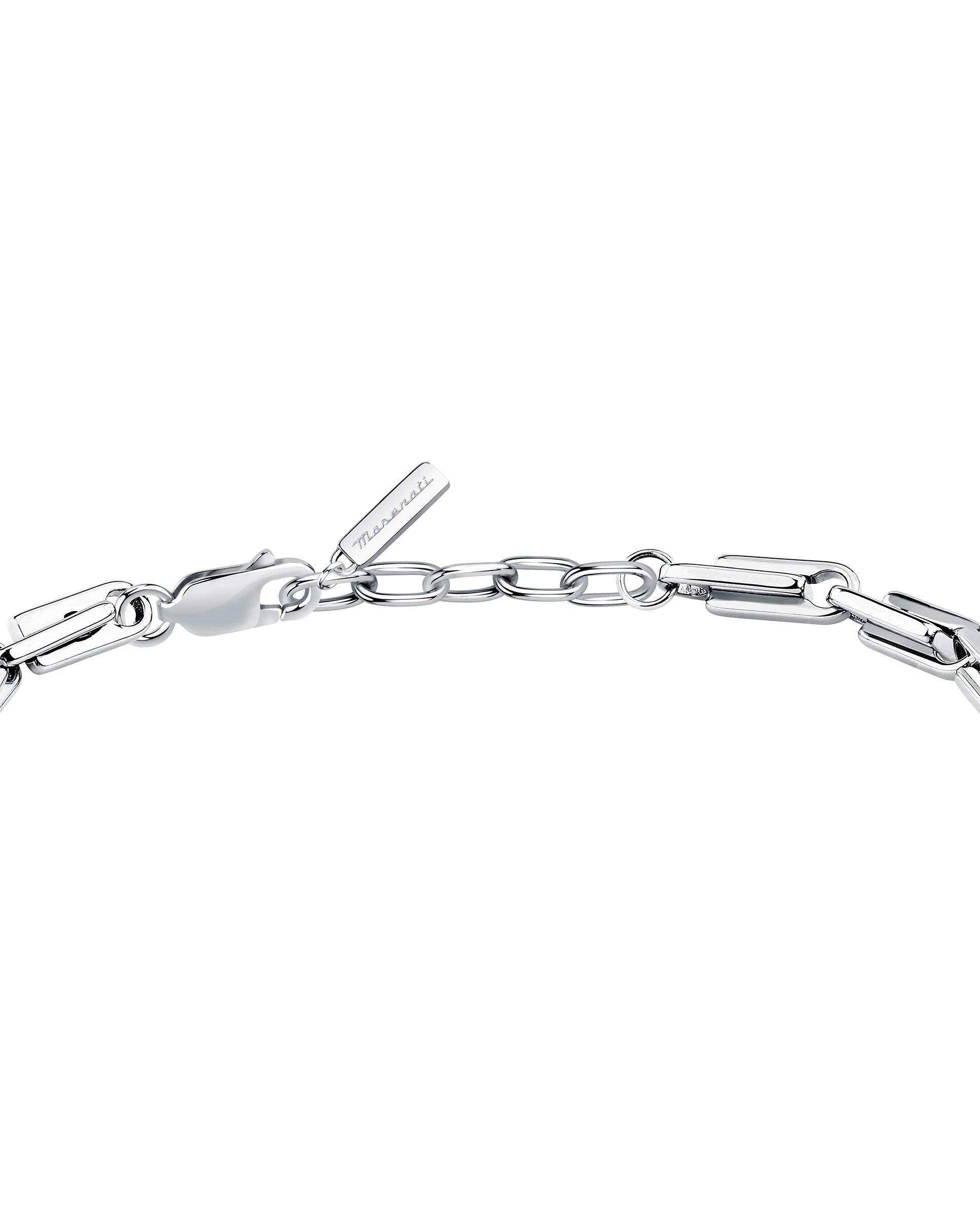 Pulseira Varis de Aço Prateada Prata / Rosa-3