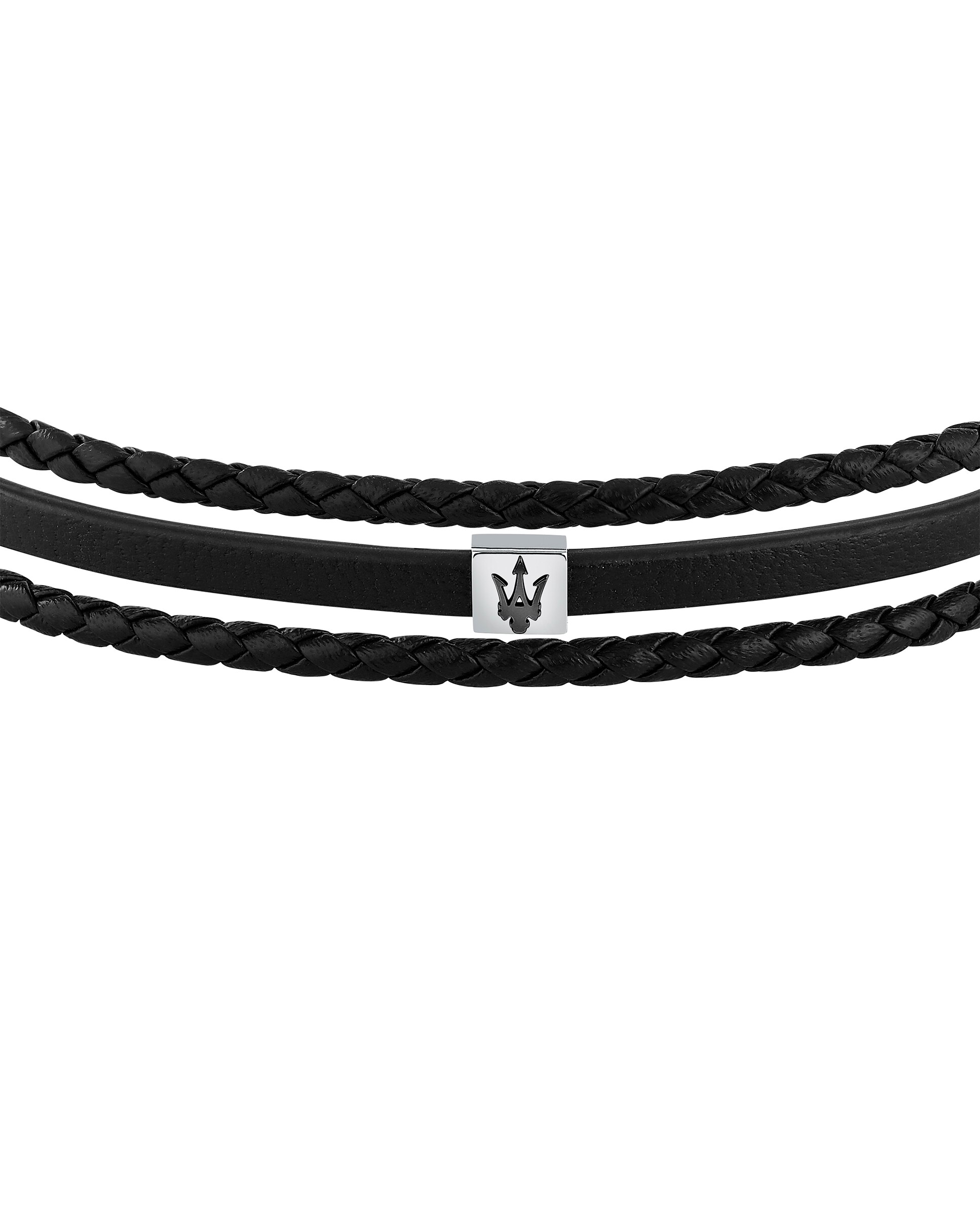 Pulseira Varis de Aço Prateada Preto / Prata-2