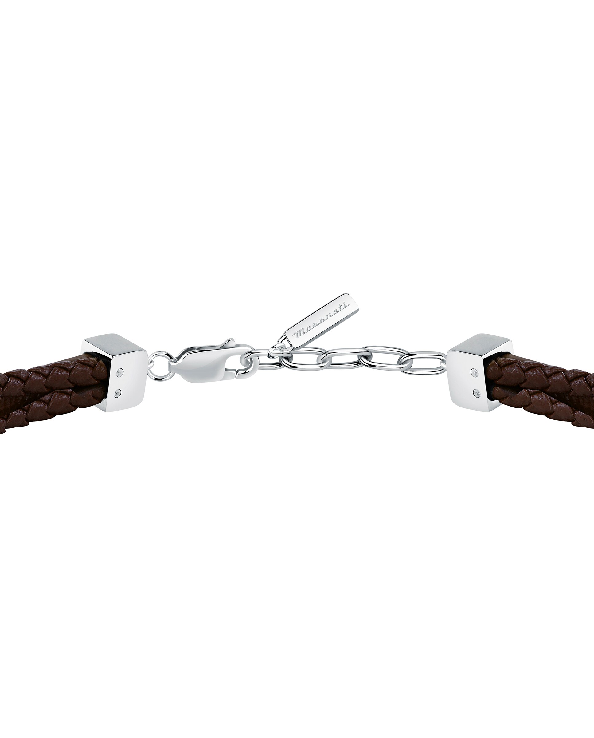 Pulseira Varis de Aço Prateada Castanho-3