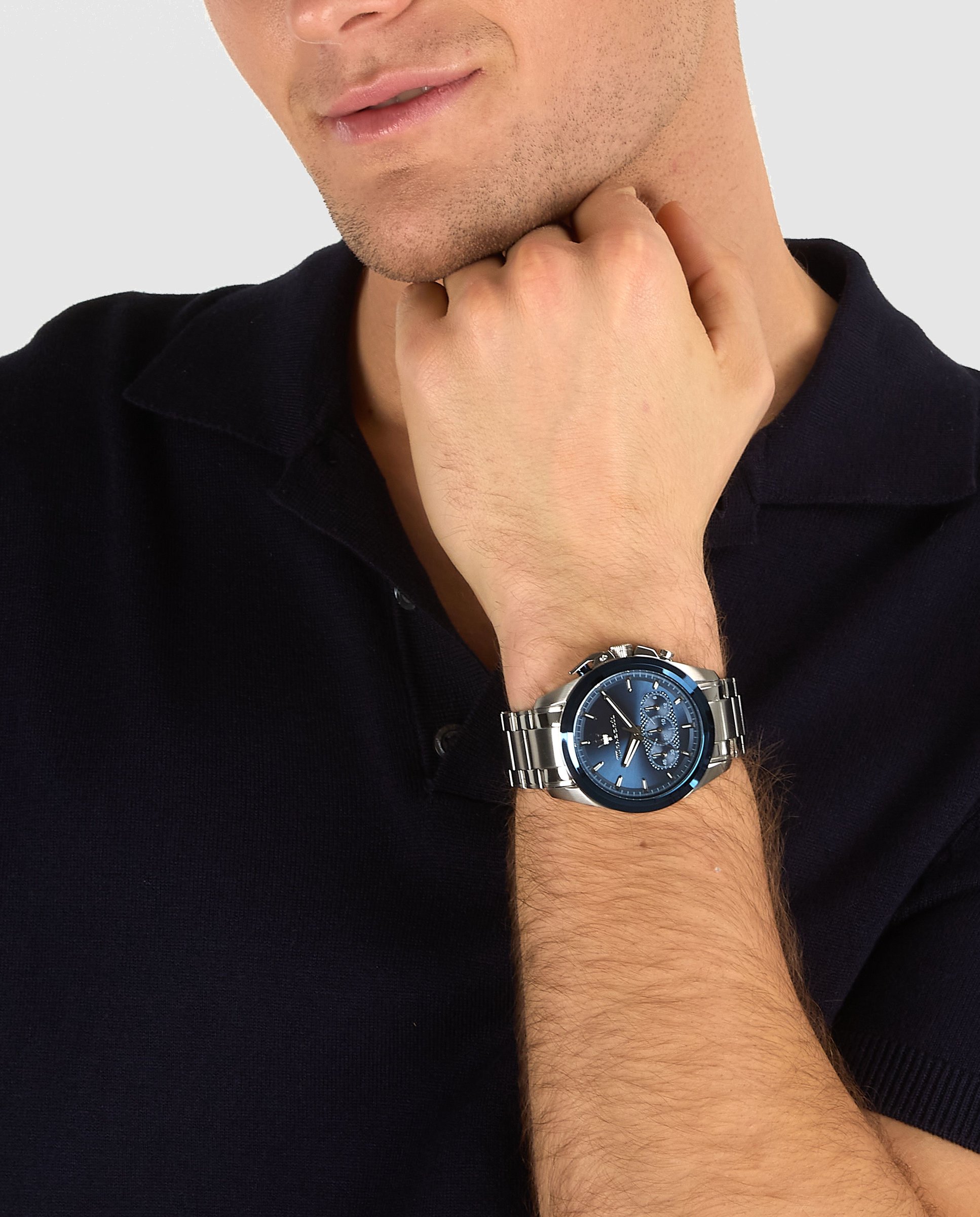 Relógio Traguardo R8873612067 de Aço e Bracelete Prateada Prata-4