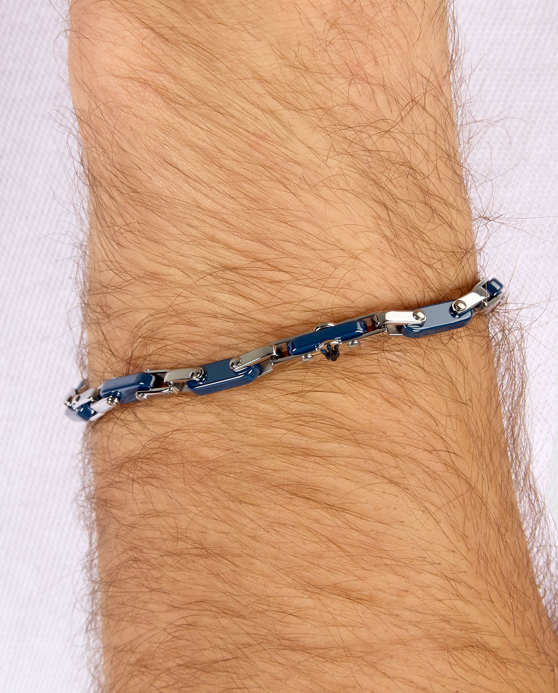 Pulseira Varis de Aço Prateada Prata-5