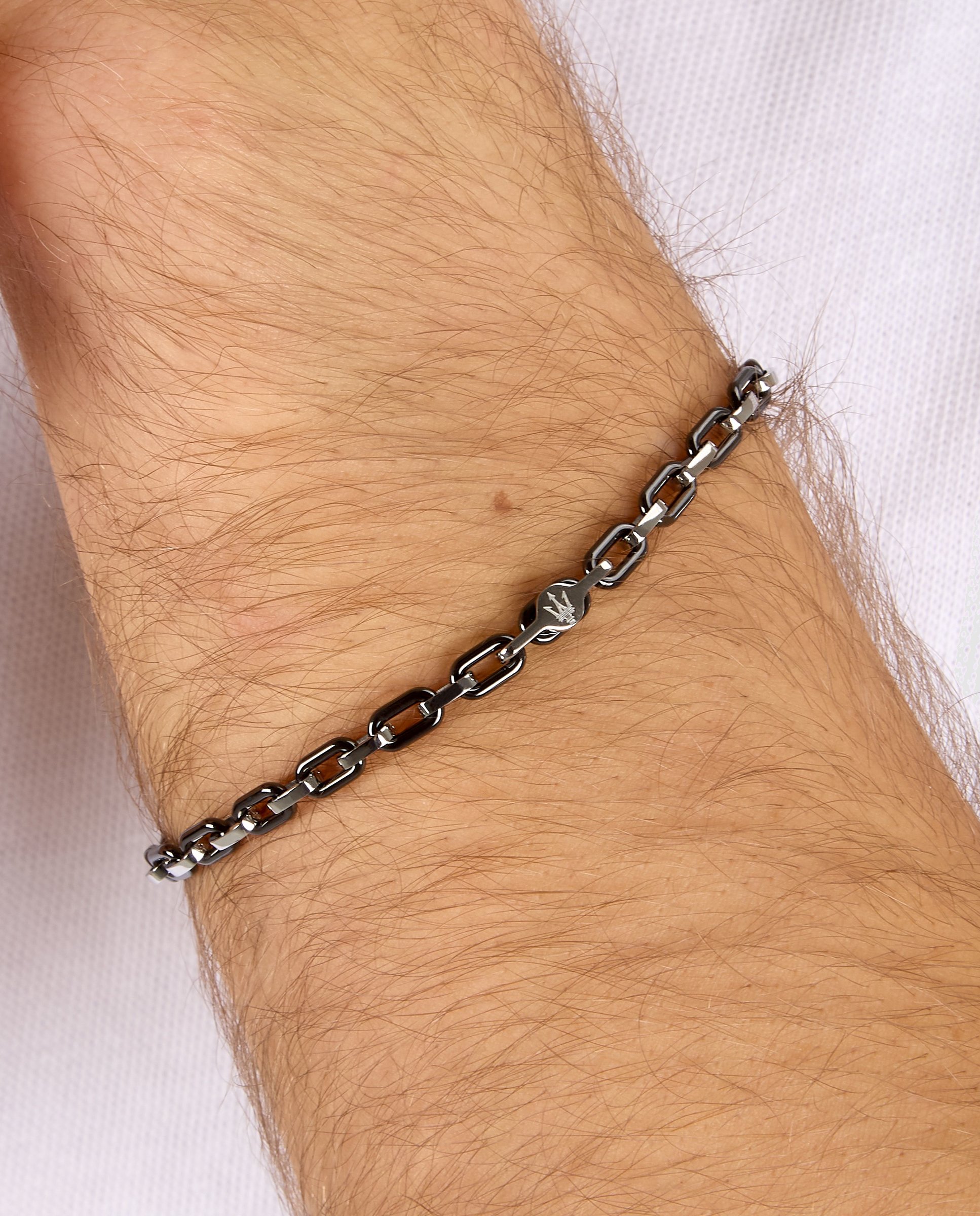 Pulseira Varis de Aço Prateada Prata-5