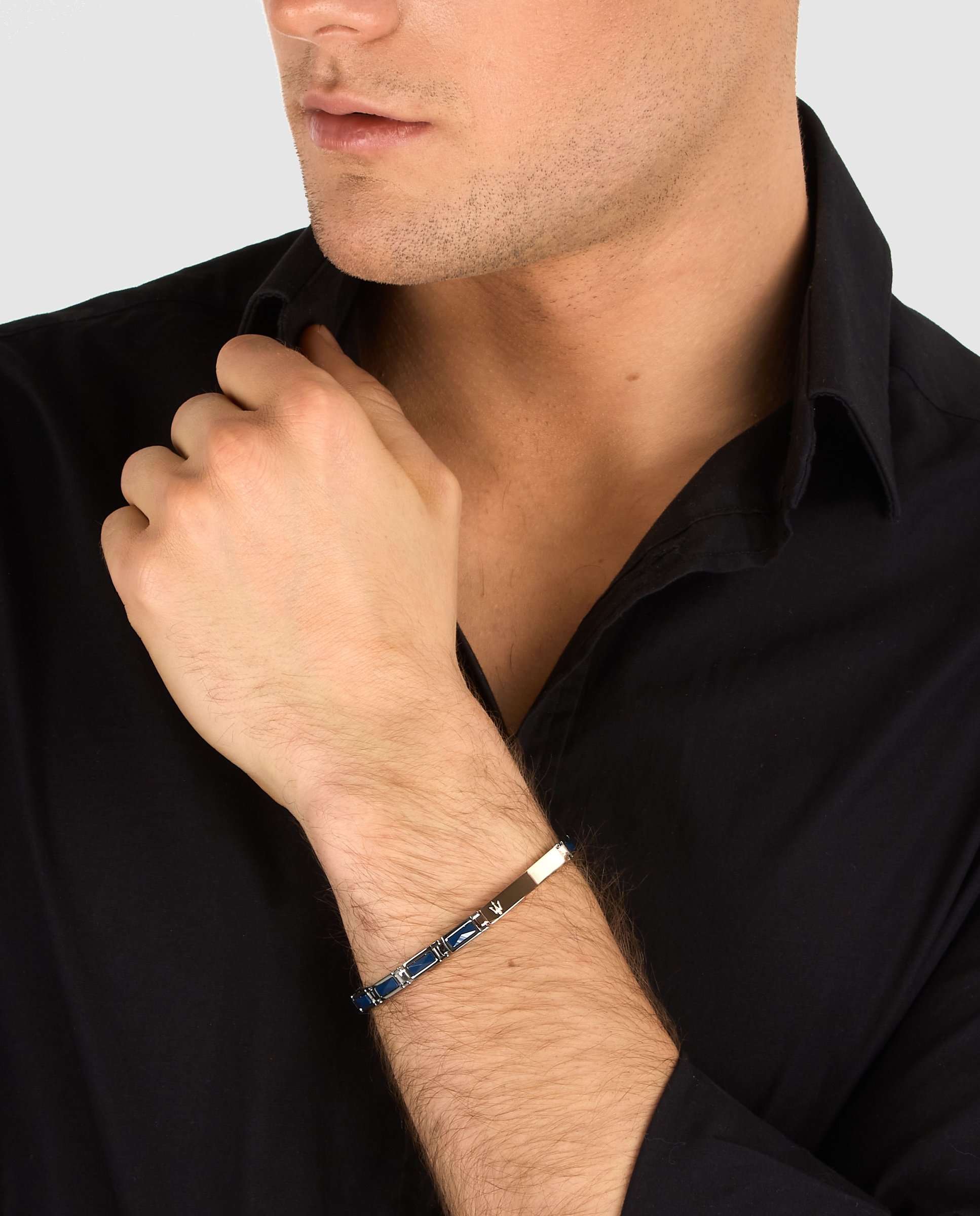 Pulseira Varis de Aço Prateada Prata-4