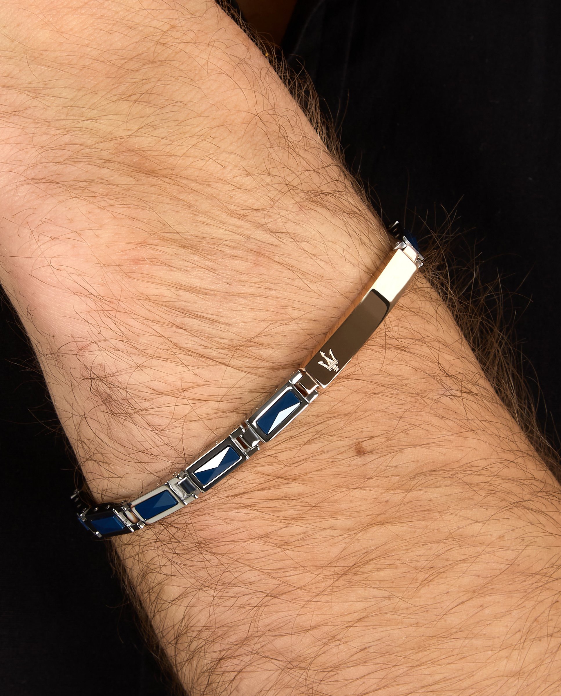Pulseira Varis de Aço Prateada Prata-5