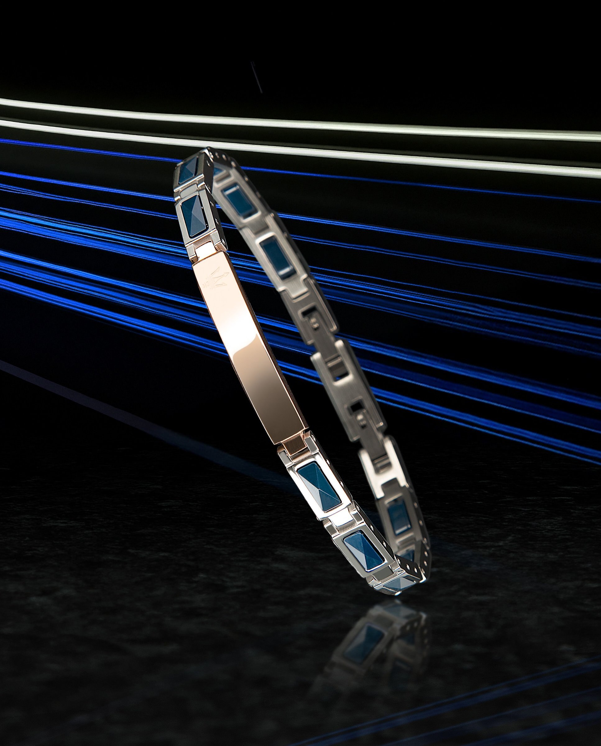 Pulseira Varis de Aço Prateada Prata-6