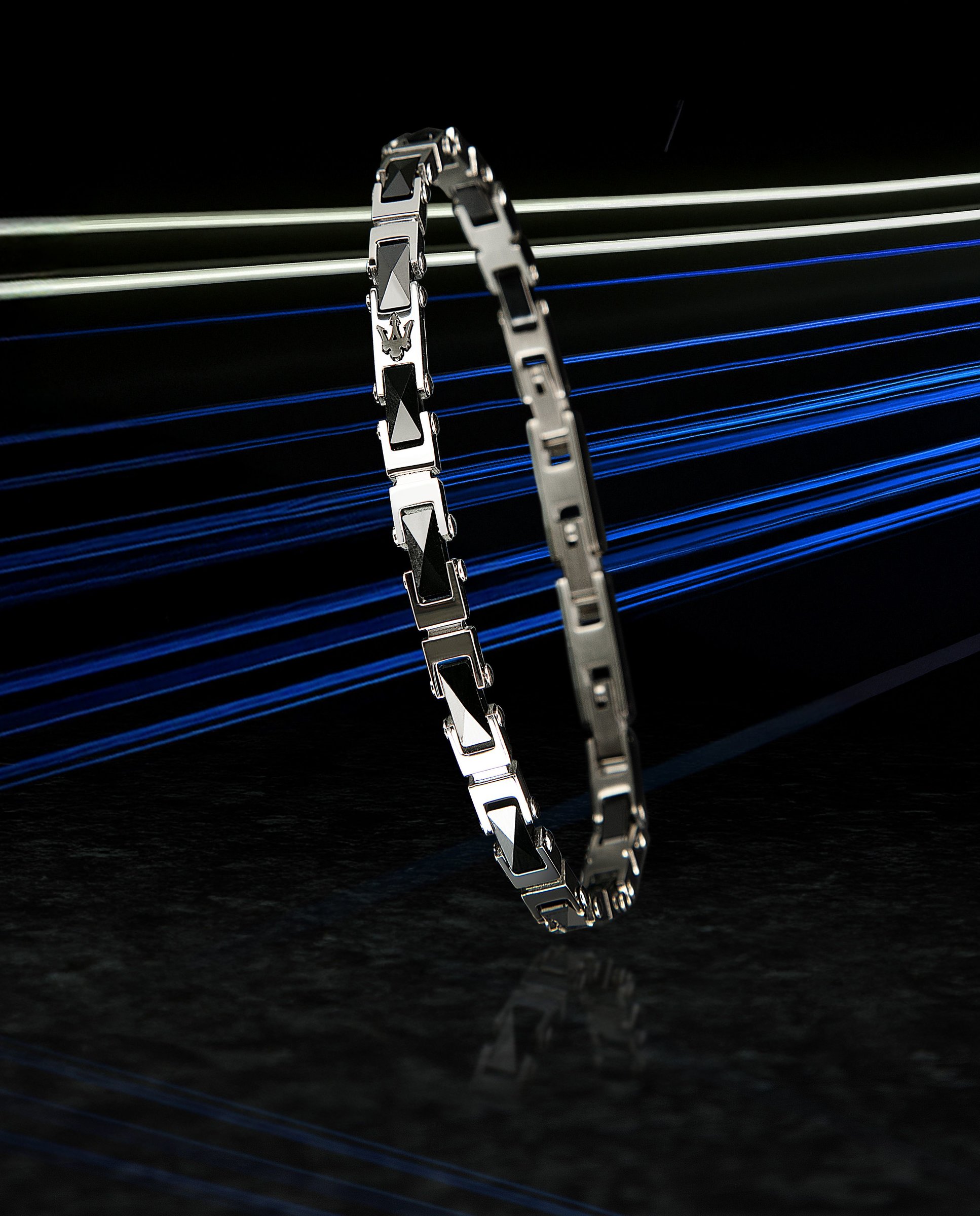 Pulseira Varis de Aço Prateada Prata-6