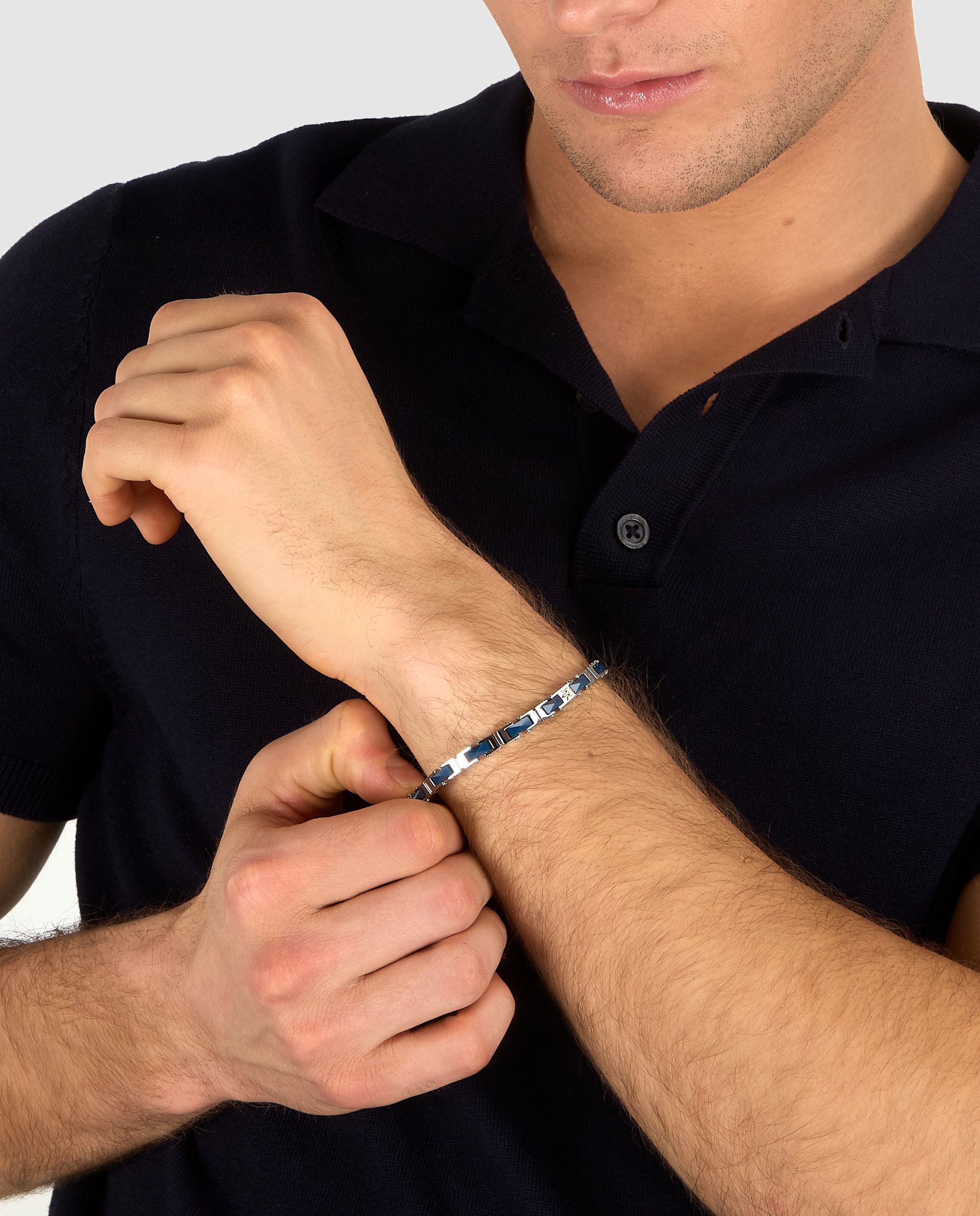 Pulseira Varis de Aço Prateada Prata-4