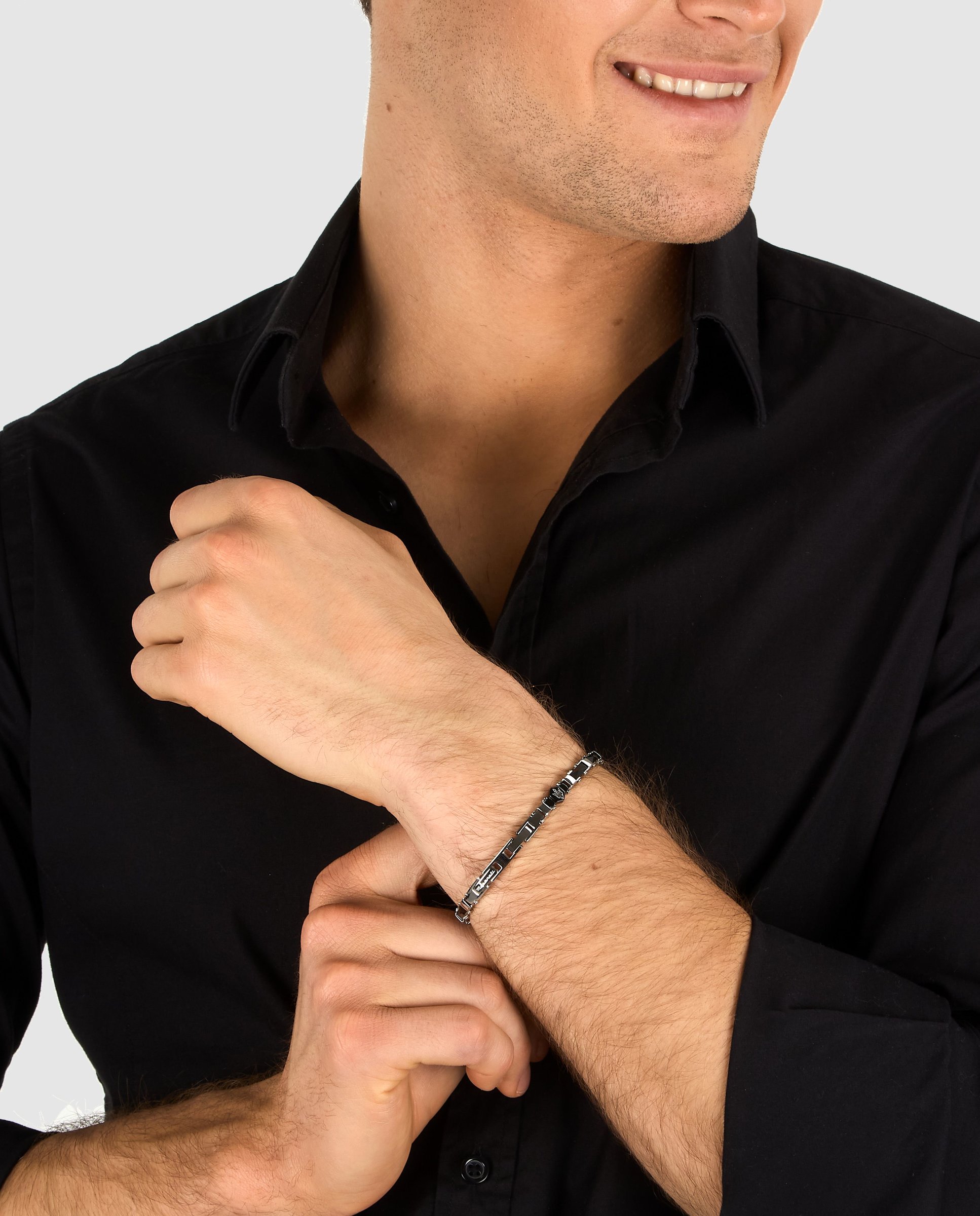 Pulseira Varis de Aço Prateada Prata-4